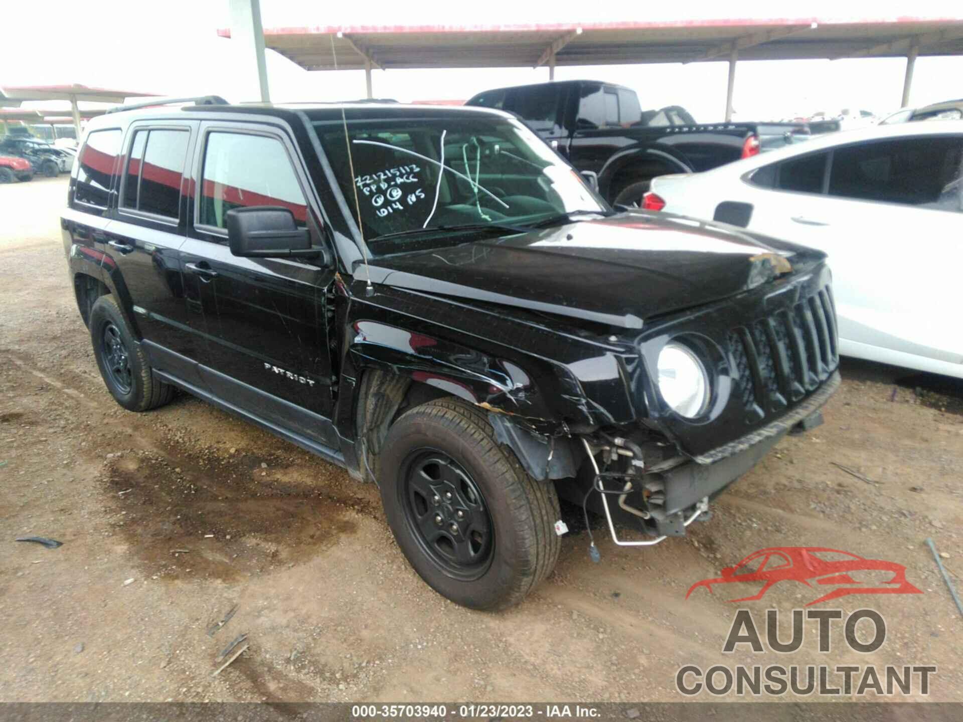 JEEP PATRIOT 2016 - 1C4NJPBBXGD554630