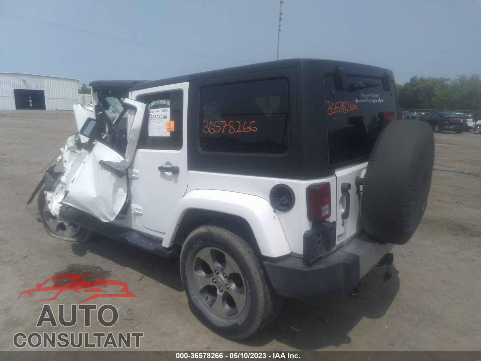 JEEP WRANGLER UNLIMITED 2017 - 1C4BJWEG3HL552732
