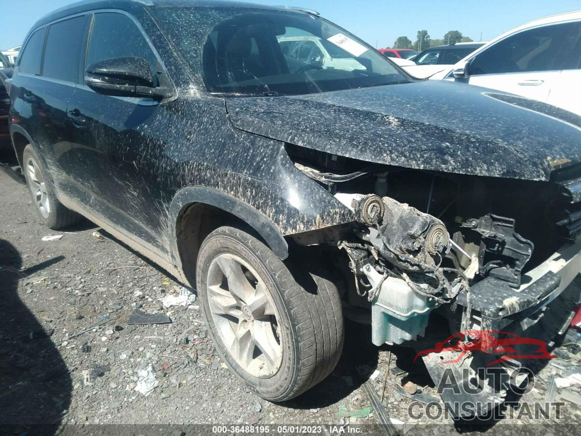 TOYOTA HIGHLANDER 2016 - 5TDYKRFH2GS120369
