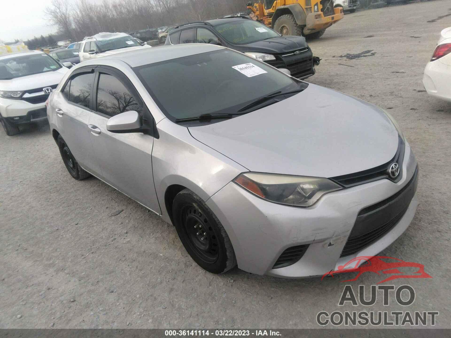 TOYOTA COROLLA 2015 - 2T1BURHE3FC459572