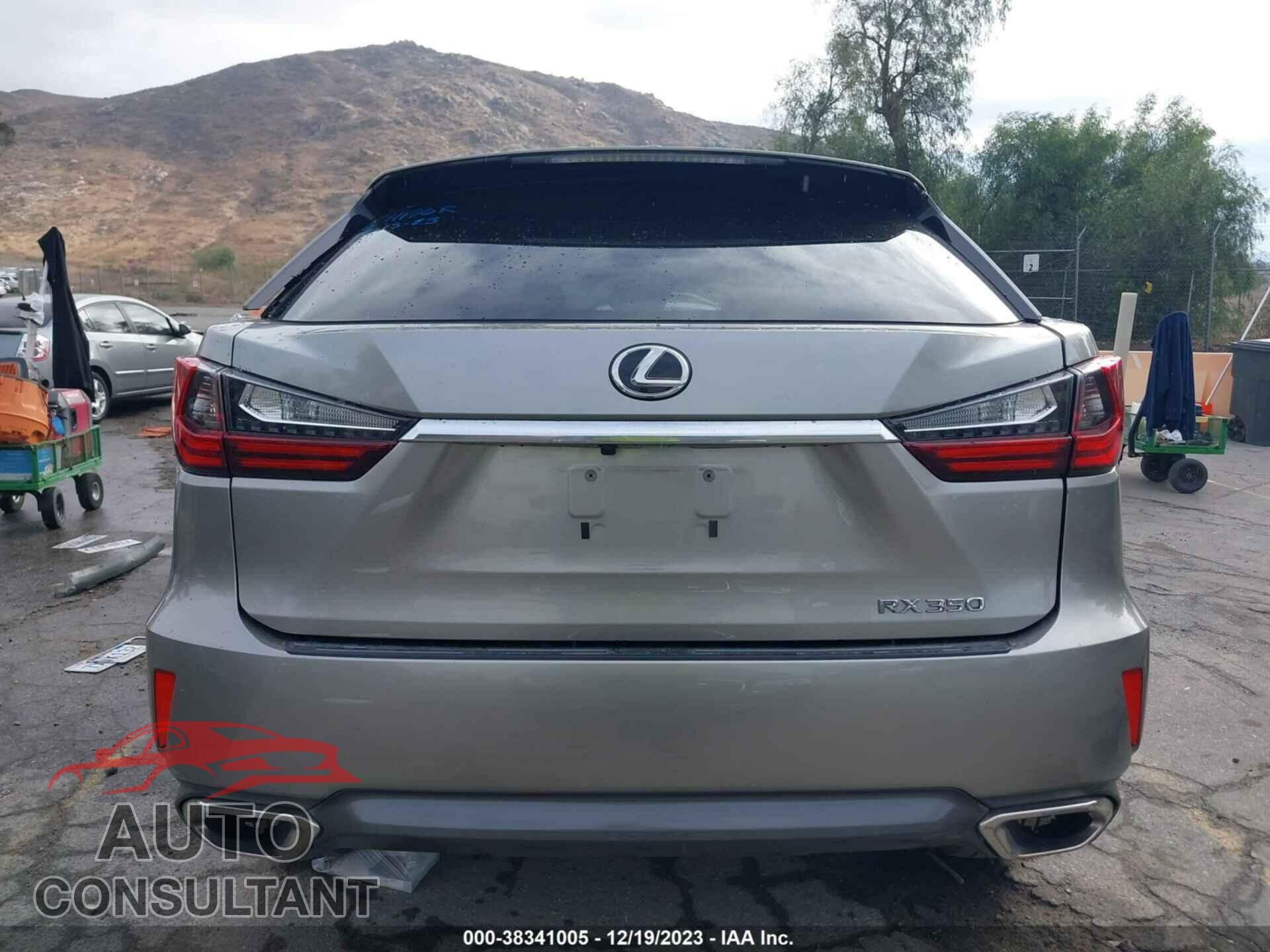 LEXUS RX 2017 - 2T2ZZMCAXHC051365