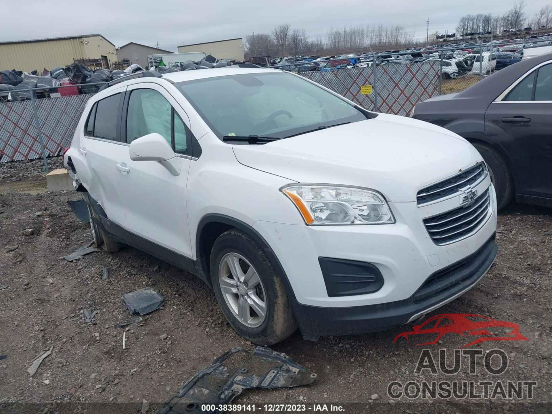 CHEVROLET TRAX 2016 - 3GNCJLSBXGL258654