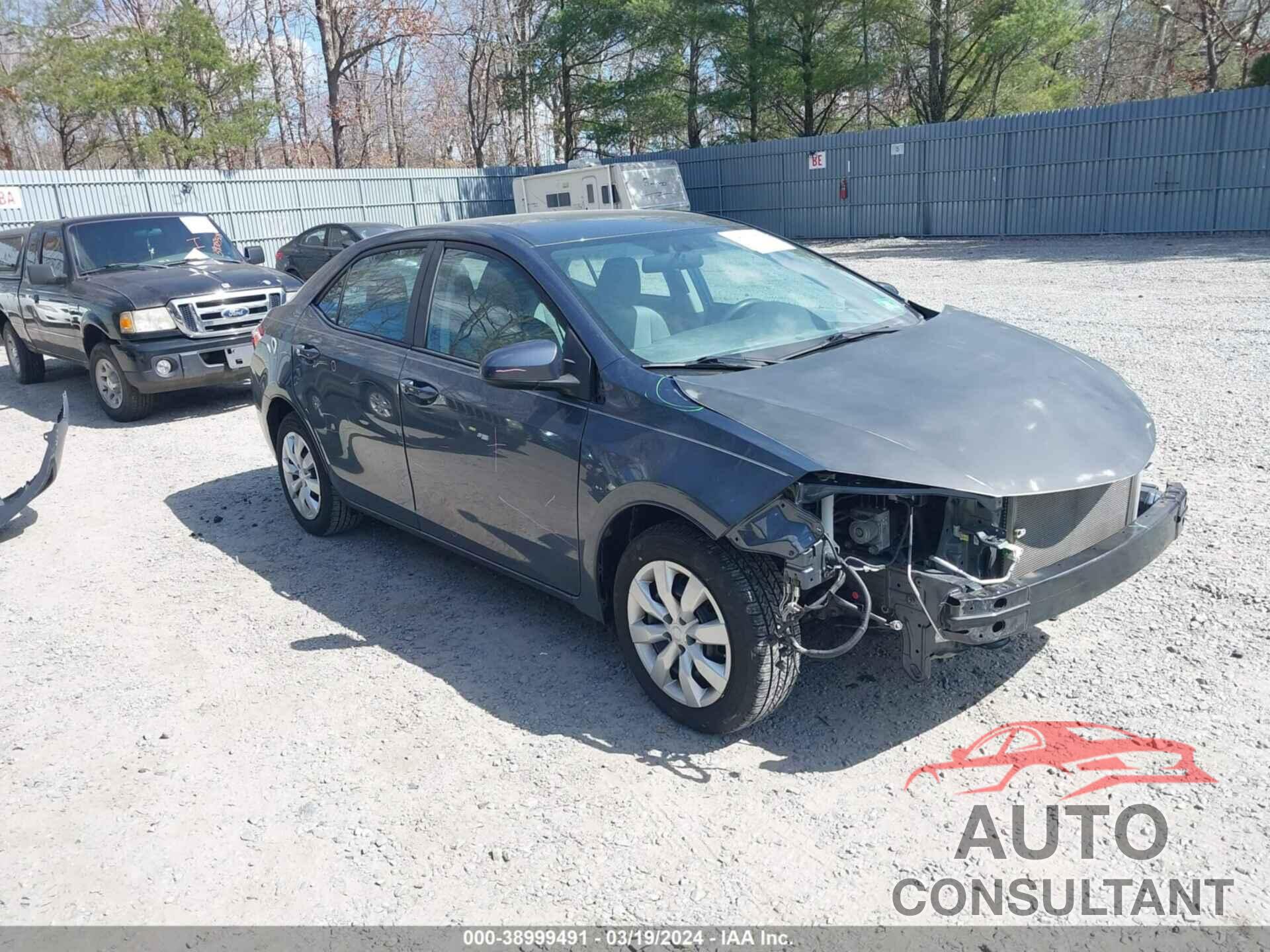 TOYOTA COROLLA 2016 - 2T1BURHE6GC568318