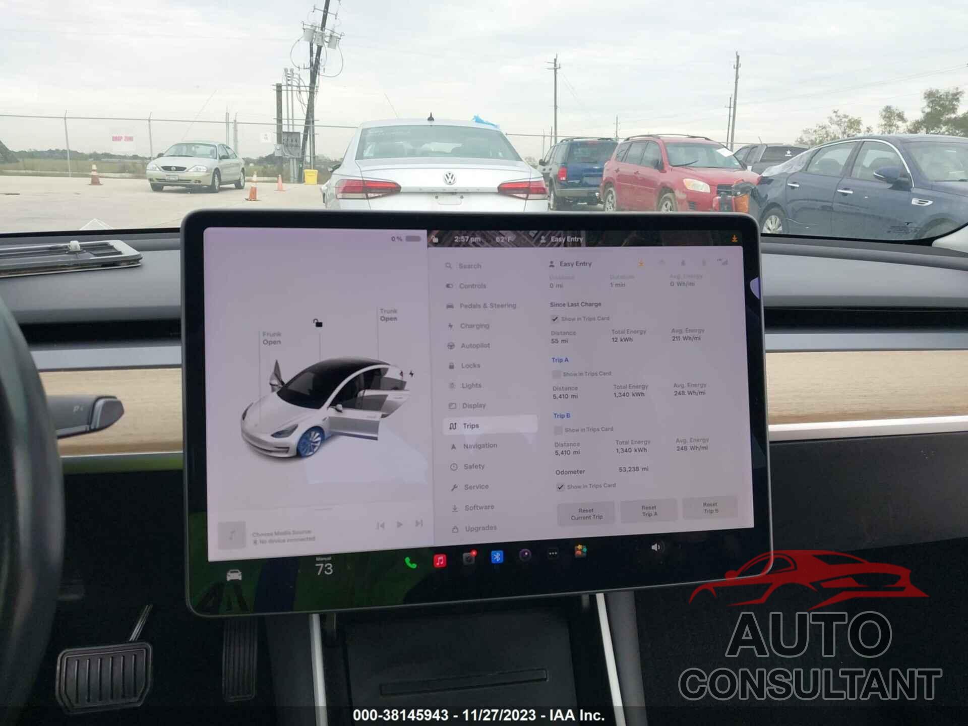 TESLA MODEL 3 2019 - 5YJ3E1EA2KF402435