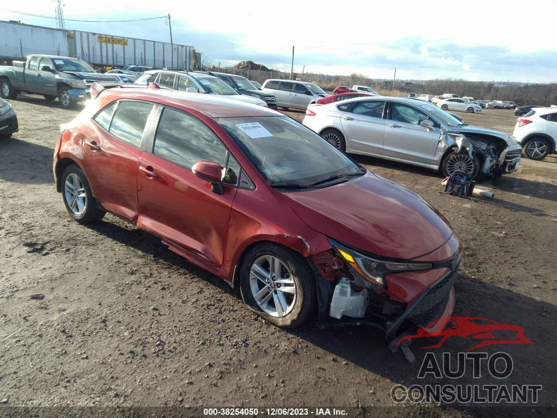 TOYOTA COROLLA 2019 - JTNK4RBE5K3039674