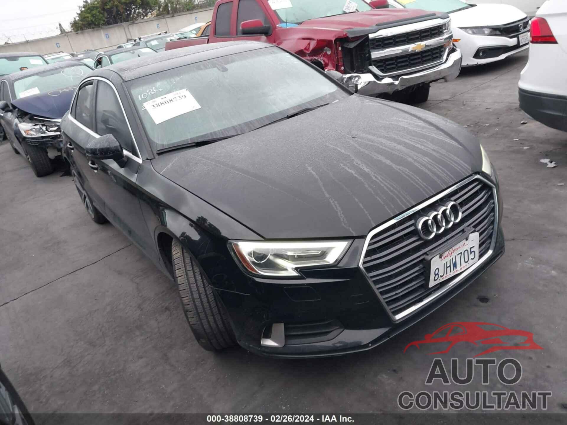 AUDI A3 2019 - WAUAUGFF4K1015091