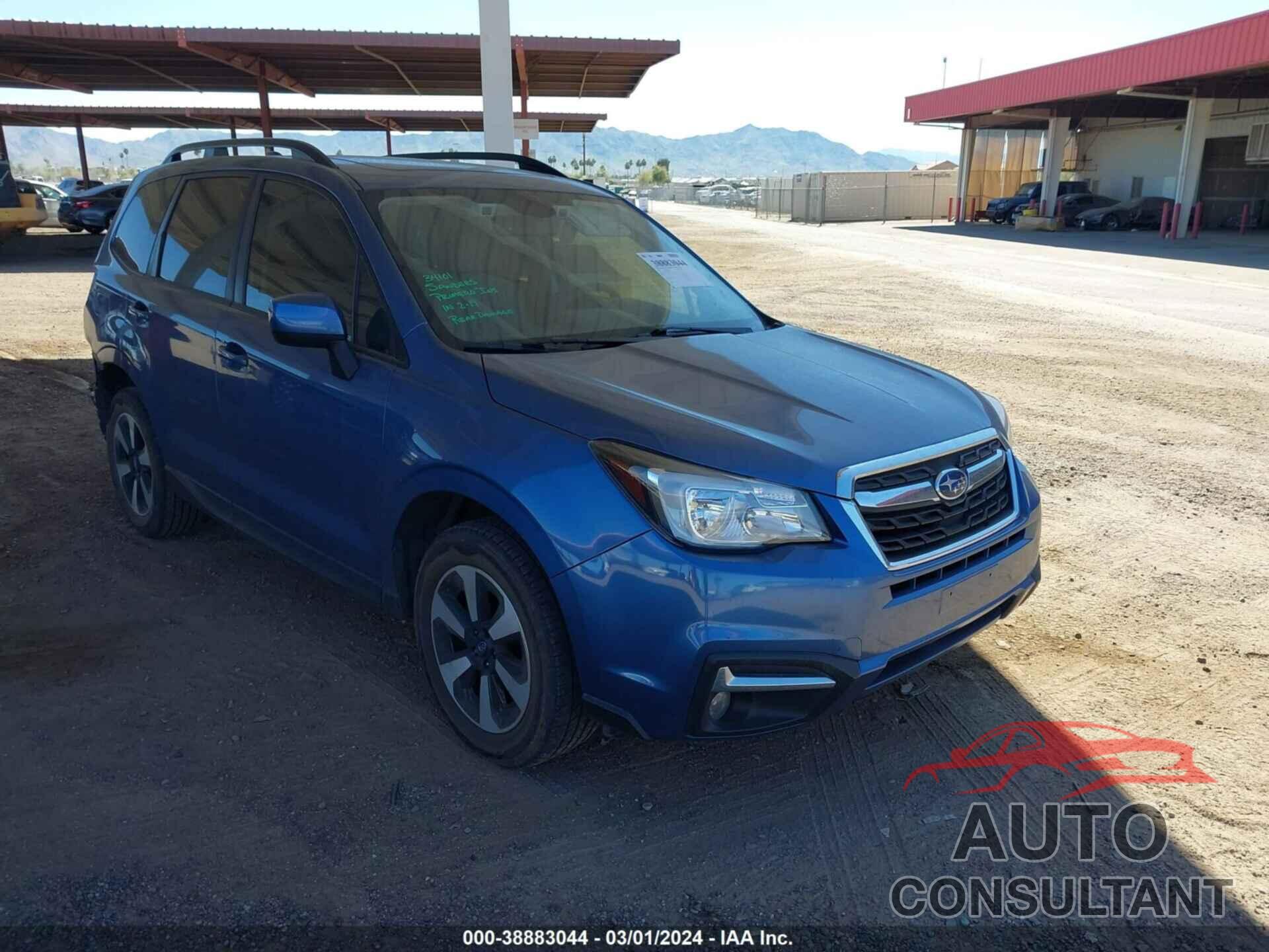 SUBARU FORESTER 2017 - JF2SJAGC1HH510951