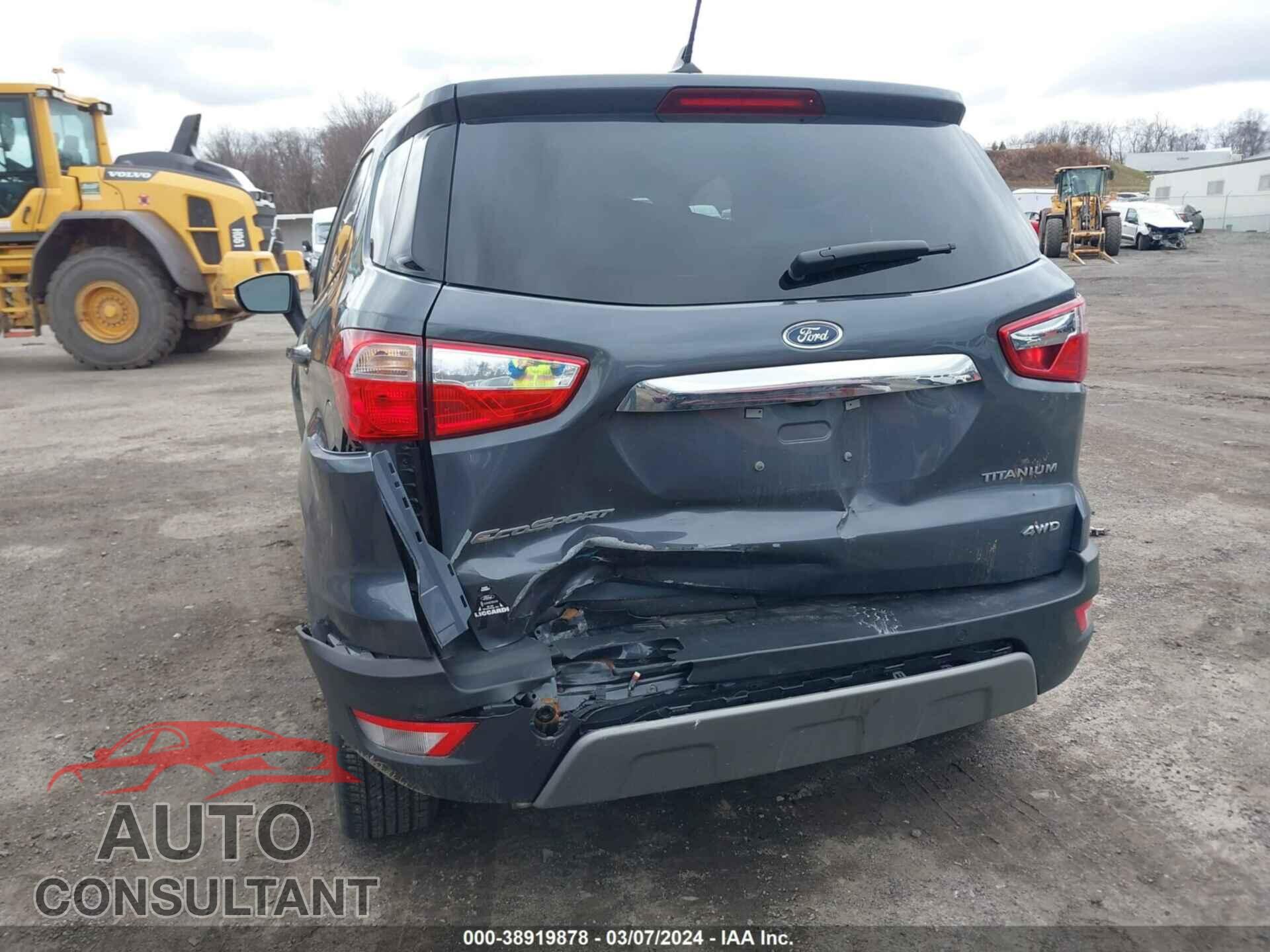 FORD ECOSPORT 2022 - MAJ6S3KL6NC472776