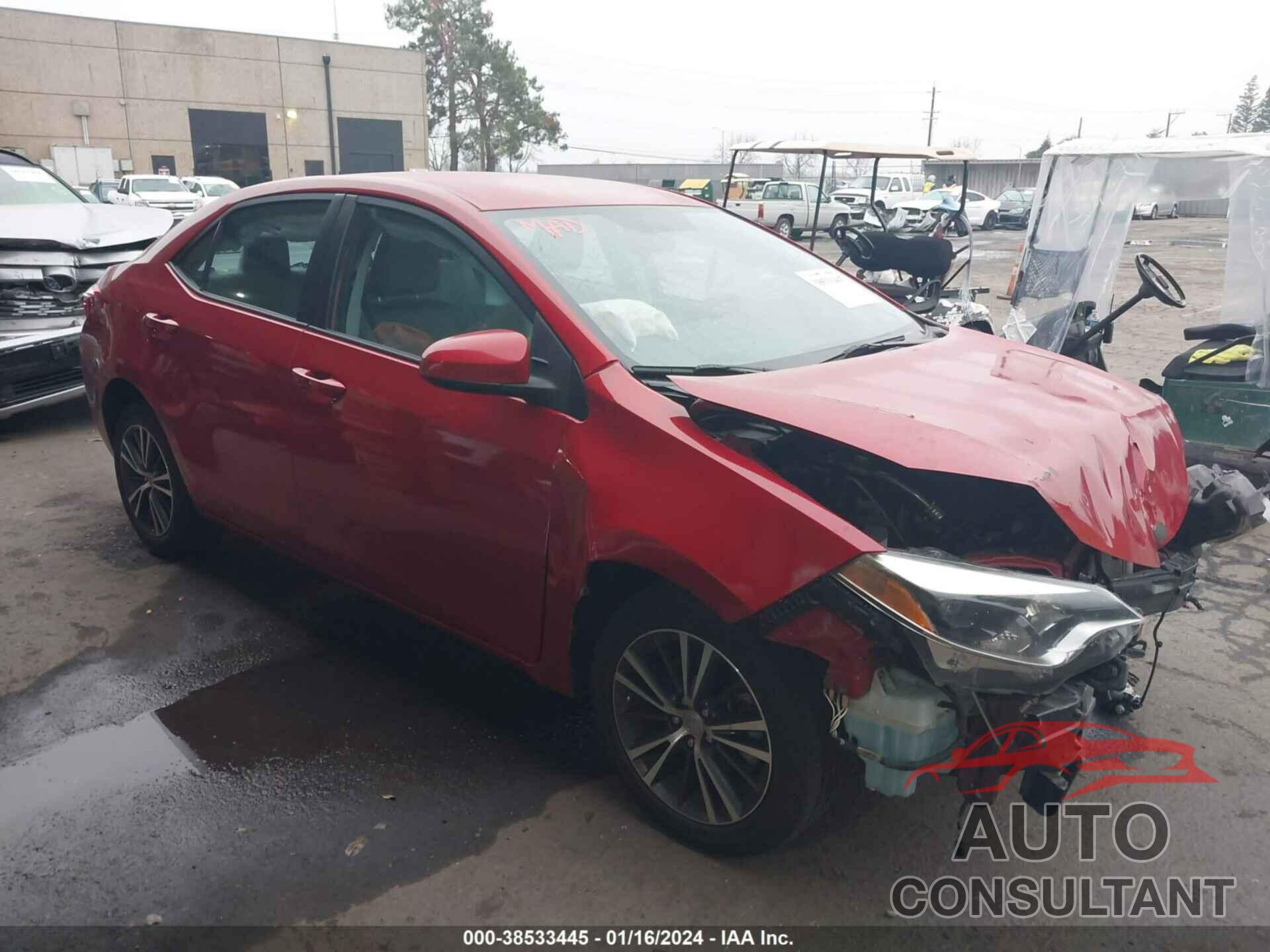 TOYOTA COROLLA 2016 - 5YFBURHE2GP502218