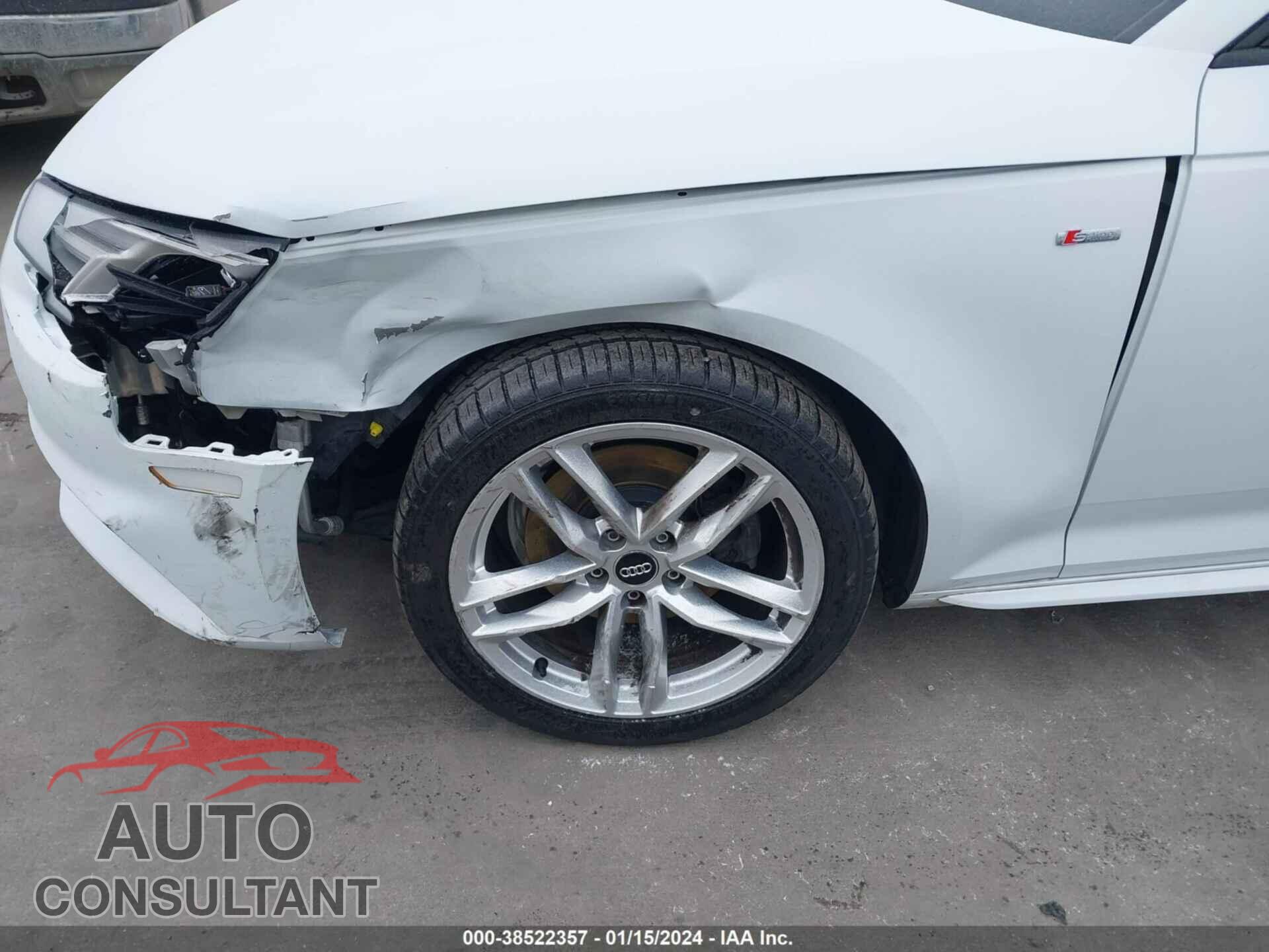 AUDI A4 2017 - WAUKMAF4XHN058268