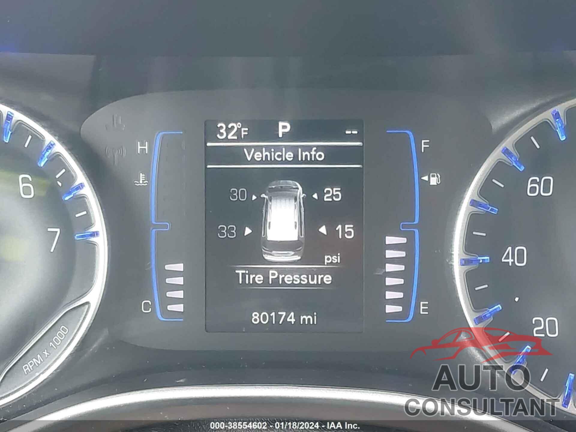 CHRYSLER PACIFICA 2019 - 2C4RC1BG1KR537418