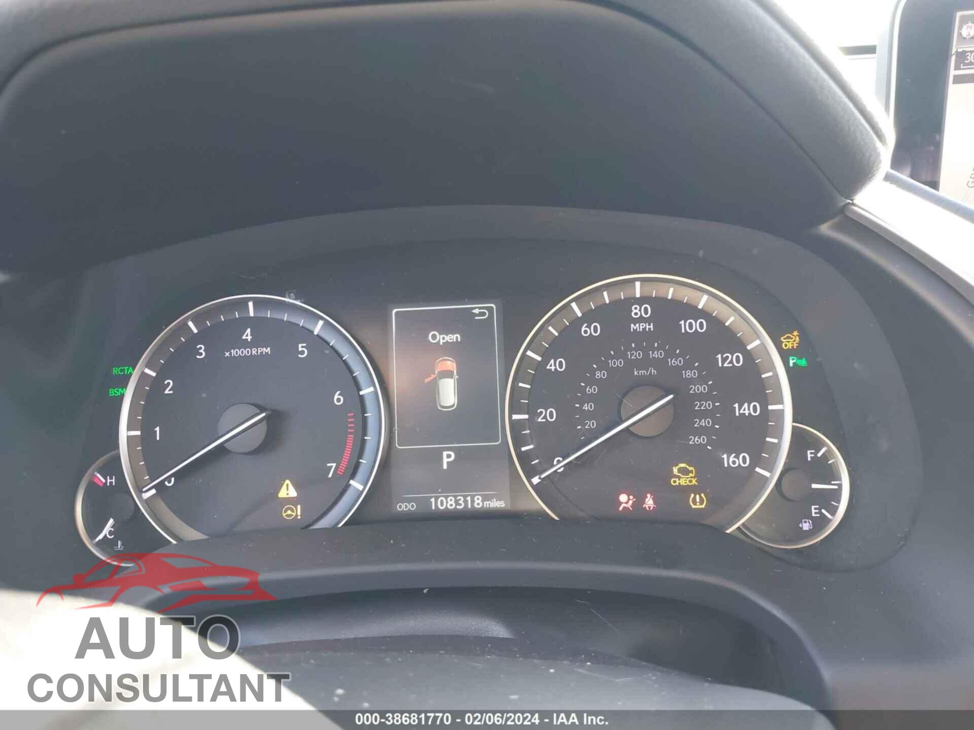 LEXUS RX 2018 - 2T2BZMCA1JC145545