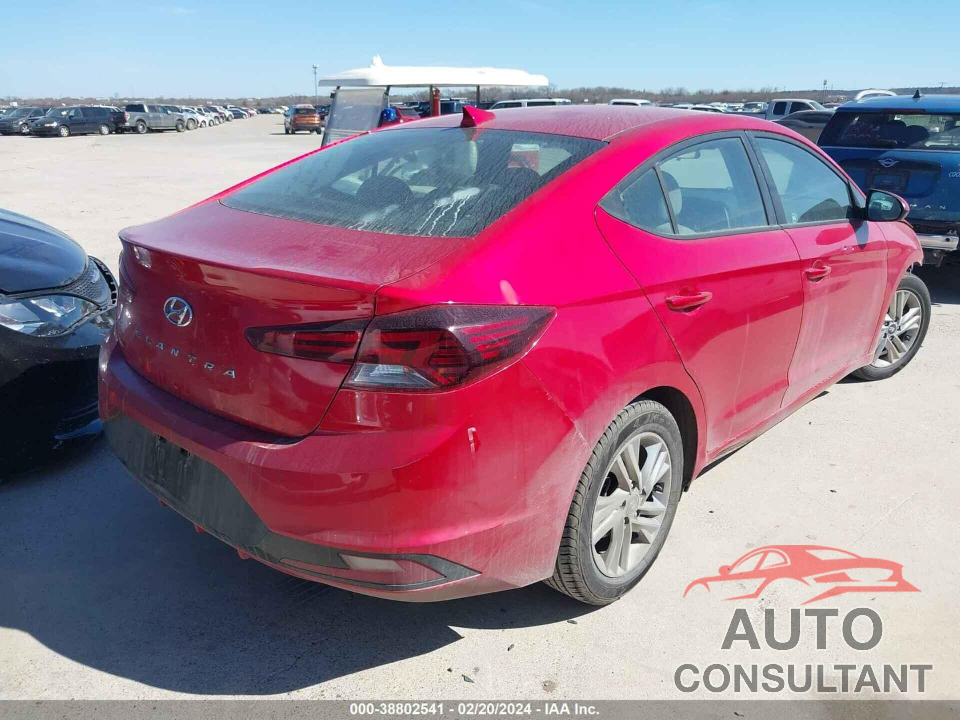 HYUNDAI ELANTRA 2020 - 5NPD84LF6LH558377