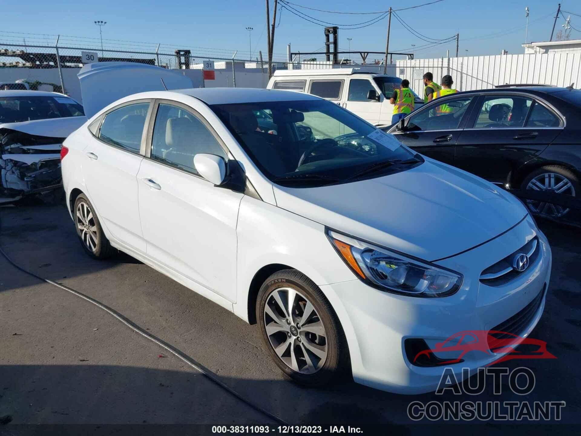 HYUNDAI ACCENT 2017 - KMHCT4AE9HU351298