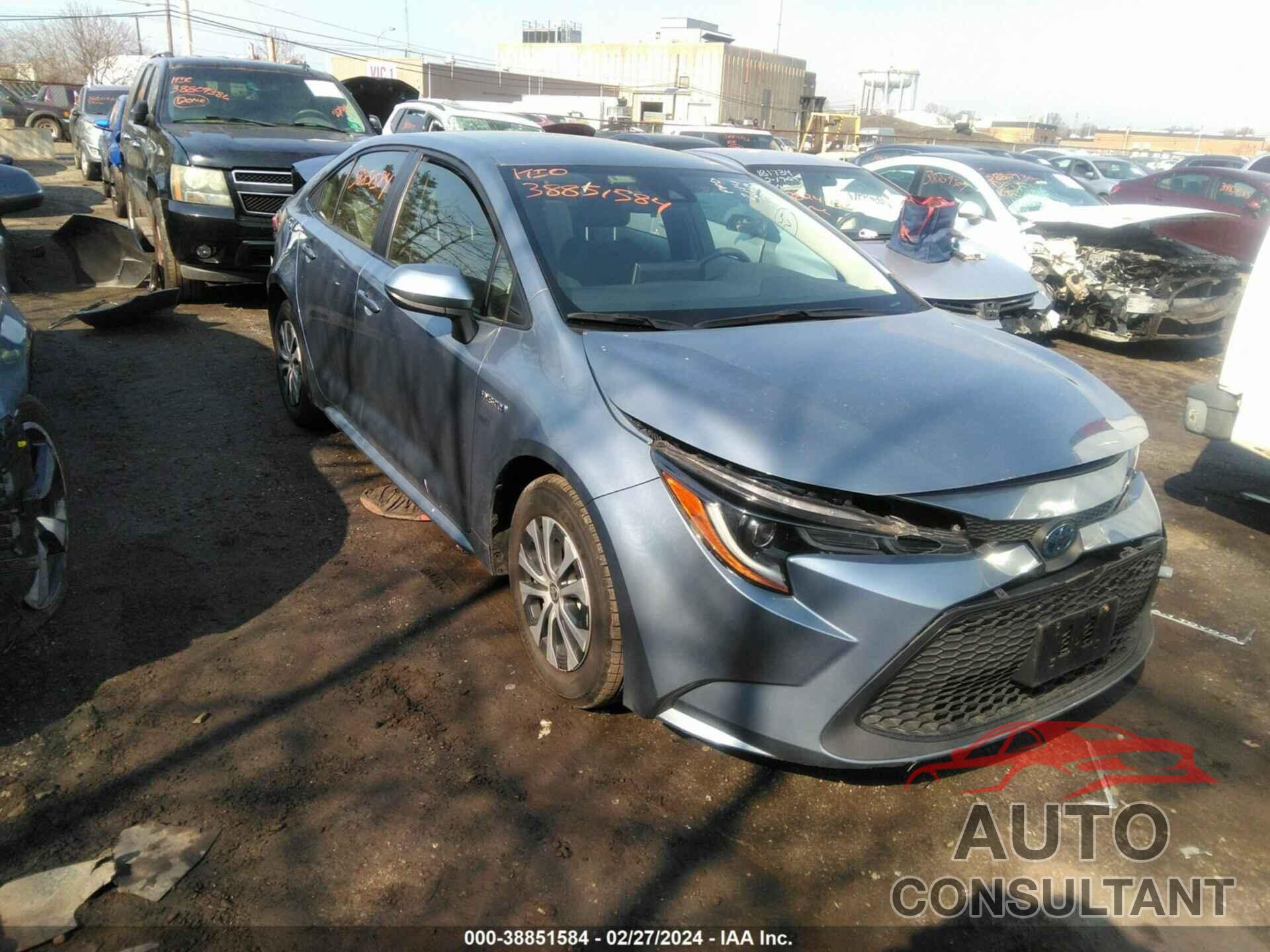 TOYOTA COROLLA 2021 - JTDEAMDE4MJ034345