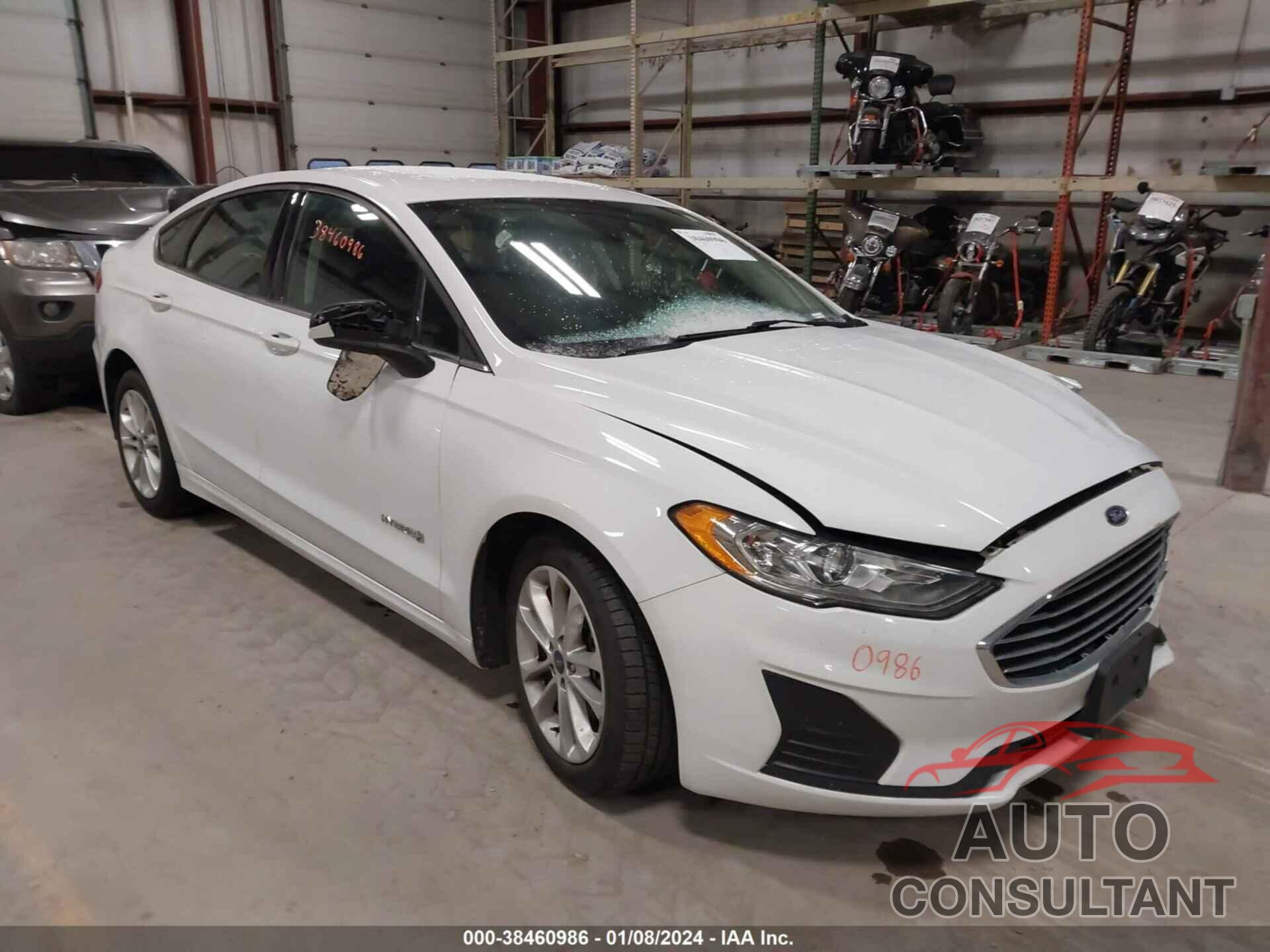 FORD FUSION HYBRID 2019 - 3FA6P0LU8KR197934