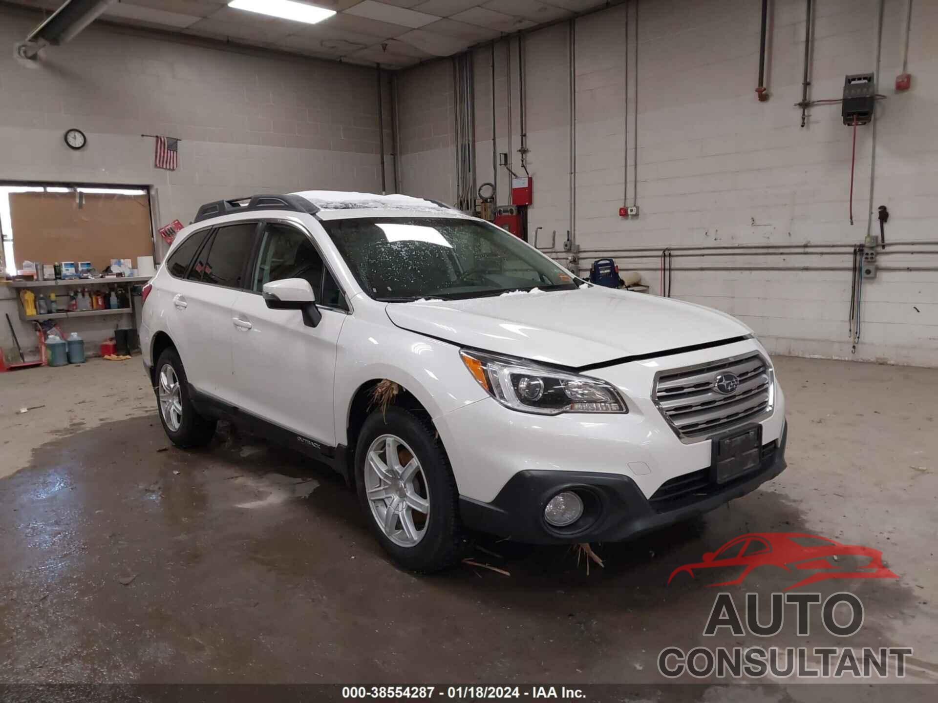 SUBARU OUTBACK 2017 - 4S4BSAHC5H3366727