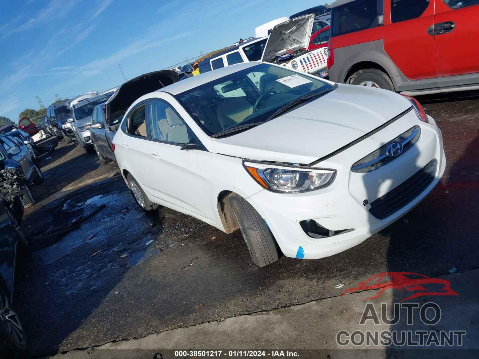 HYUNDAI ACCENT 2017 - KMHCT4AE2HU366645