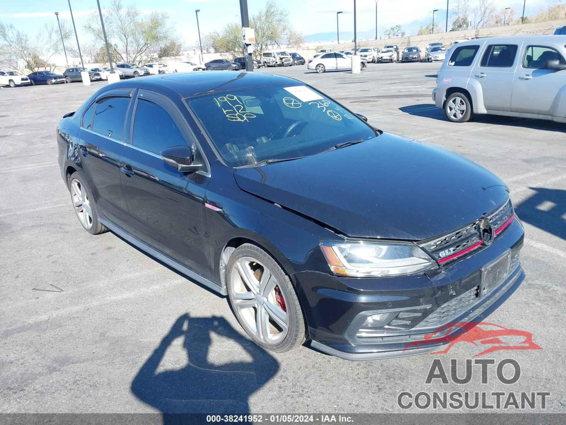 VOLKSWAGEN JETTA 2017 - 3VW4T7AJ1HM406190