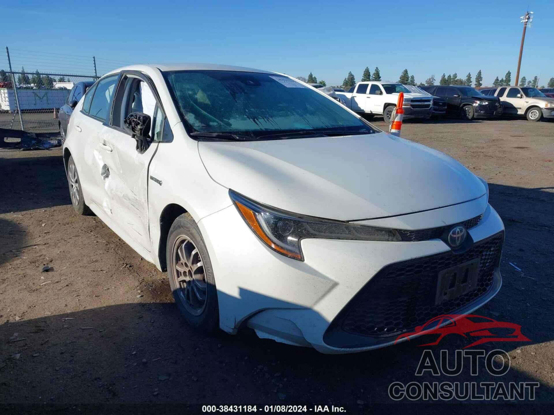 TOYOTA COROLLA 2020 - JTDEBRBE9LJ011784