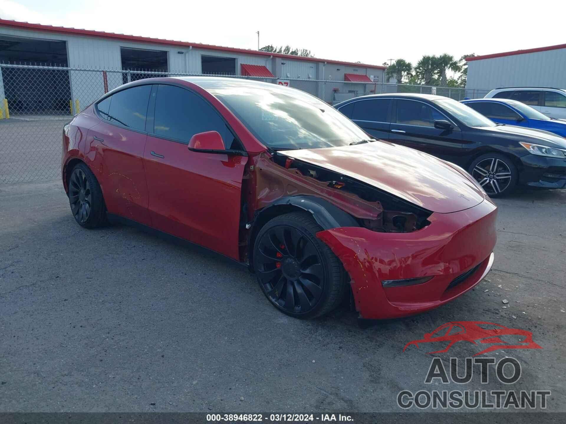 TESLA MODEL Y 2022 - 7SAYGDEF1NF375197