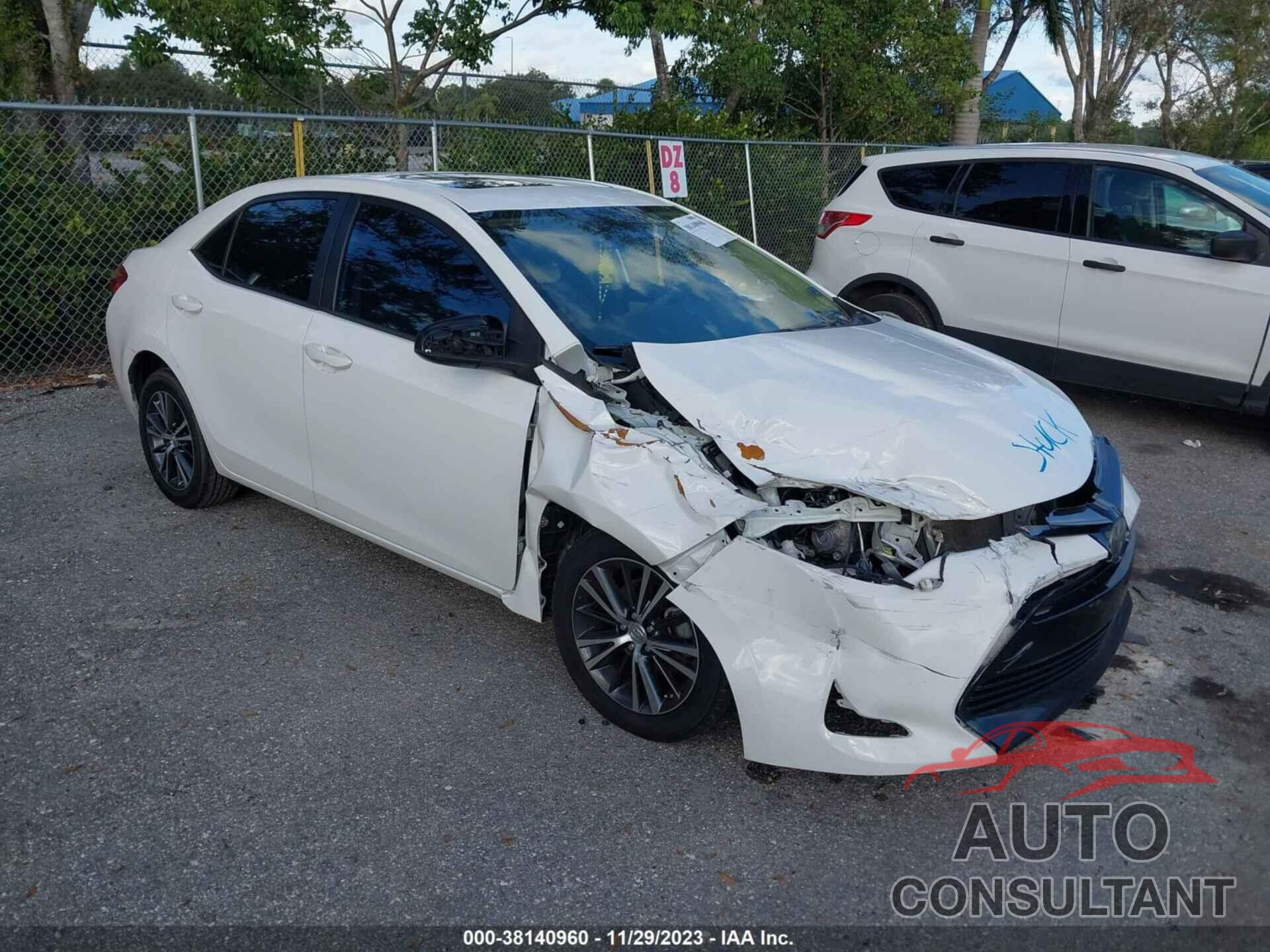 TOYOTA COROLLA 2017 - 2T1BURHE8HC809068