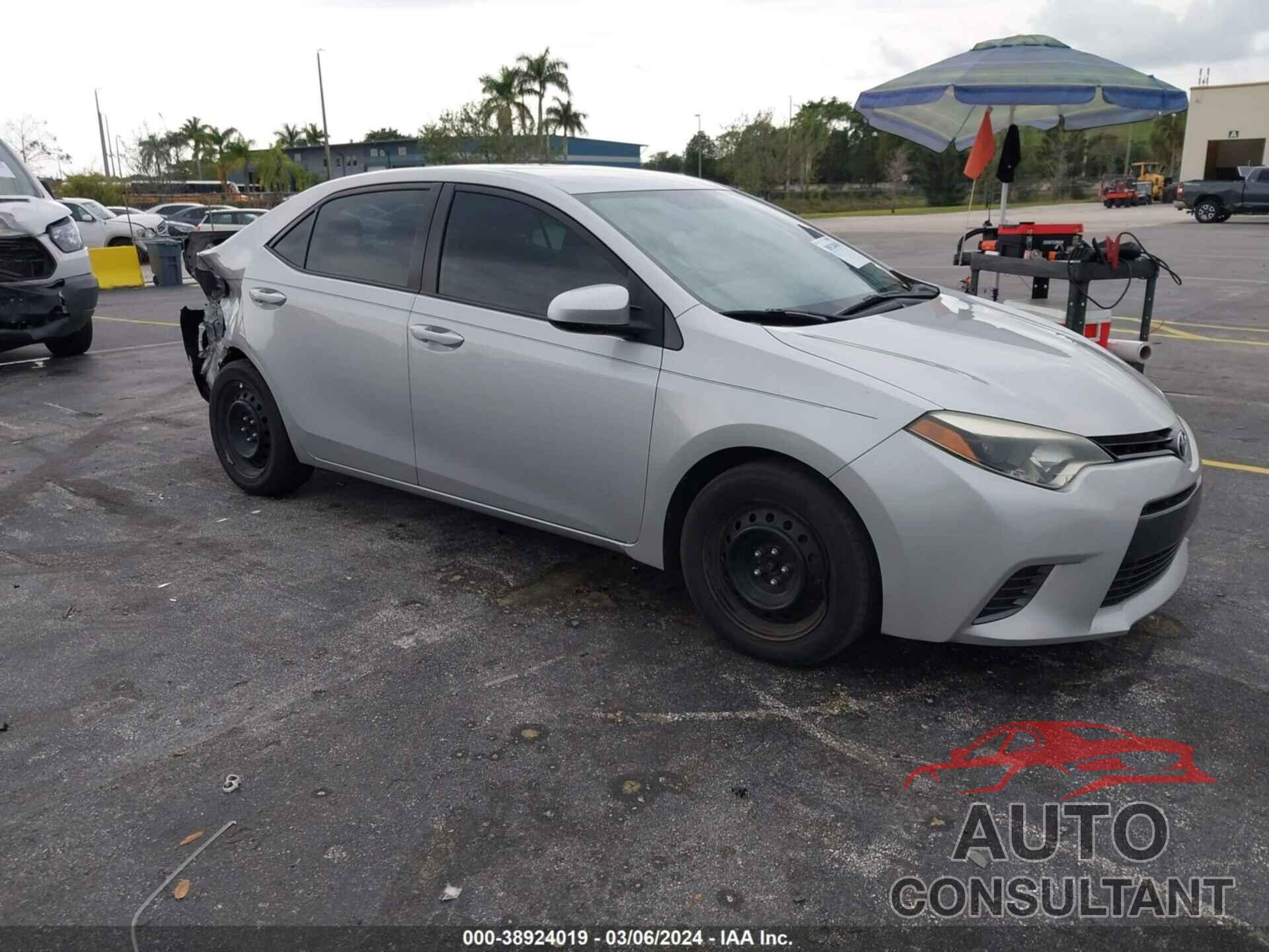 TOYOTA COROLLA 2016 - 2T1BURHE2GC685409