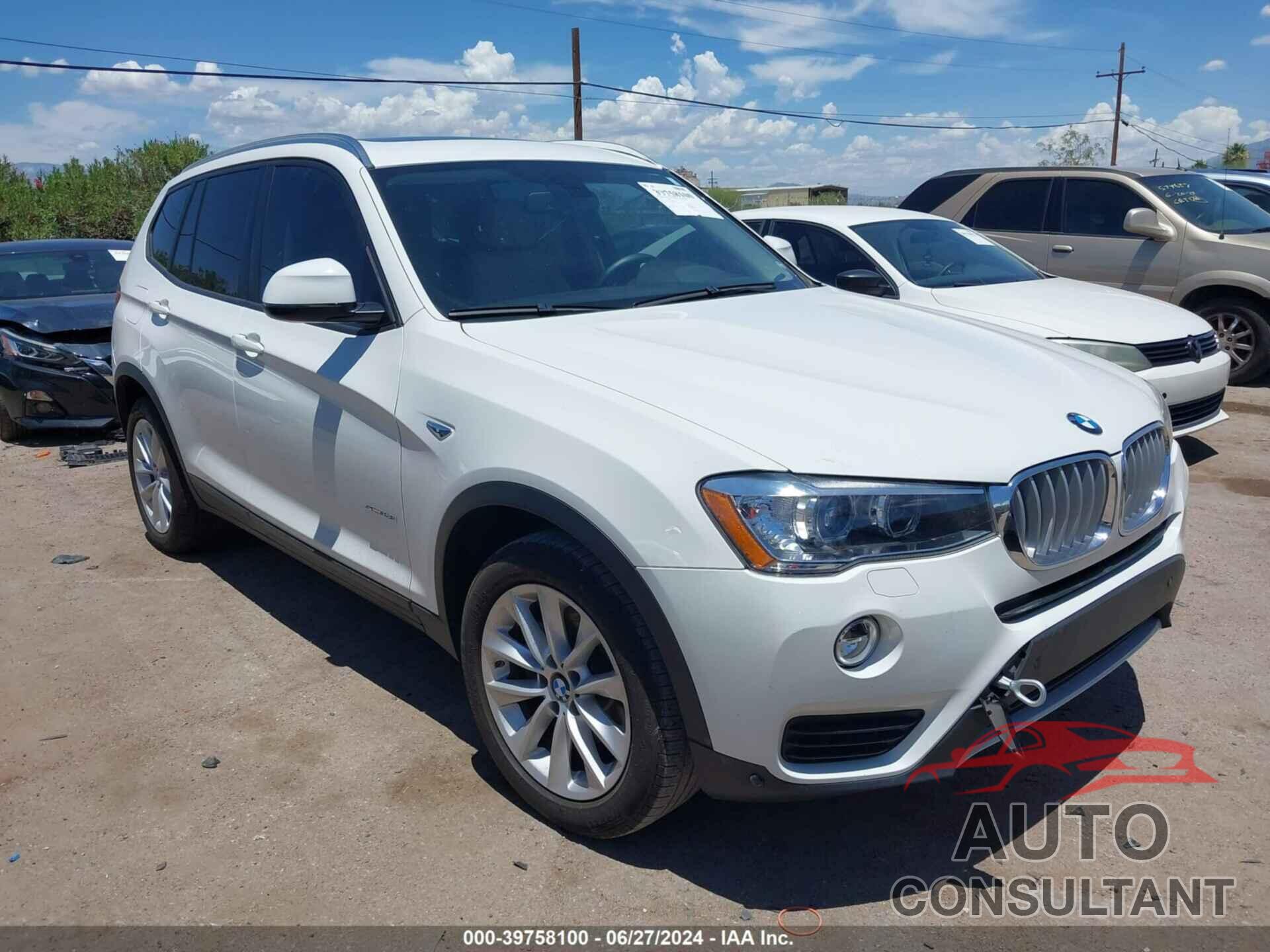 BMW X3 2017 - 5UXWZ7C50H0V85995