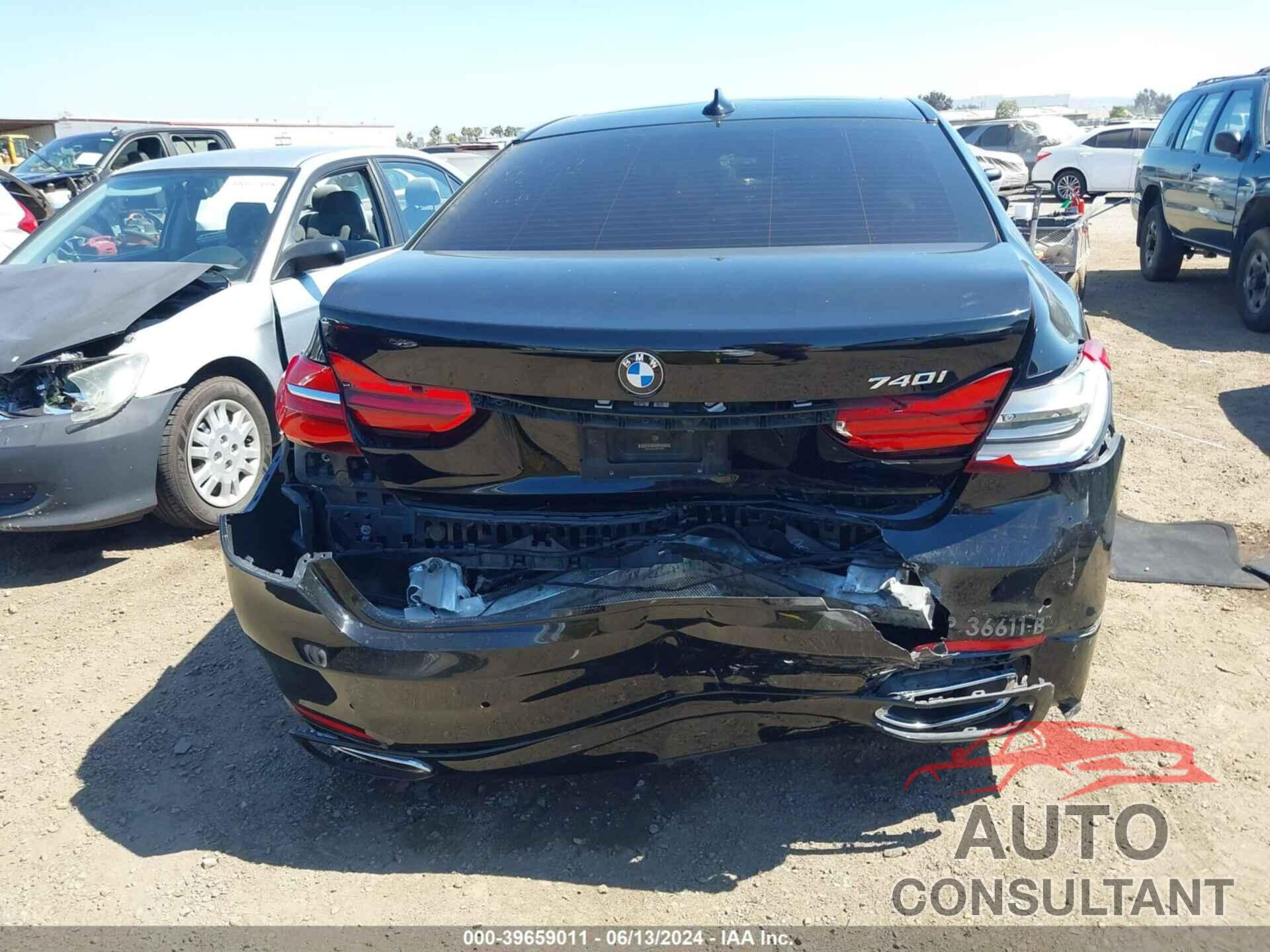 BMW 740I 2019 - WBA7E2C50KB216826