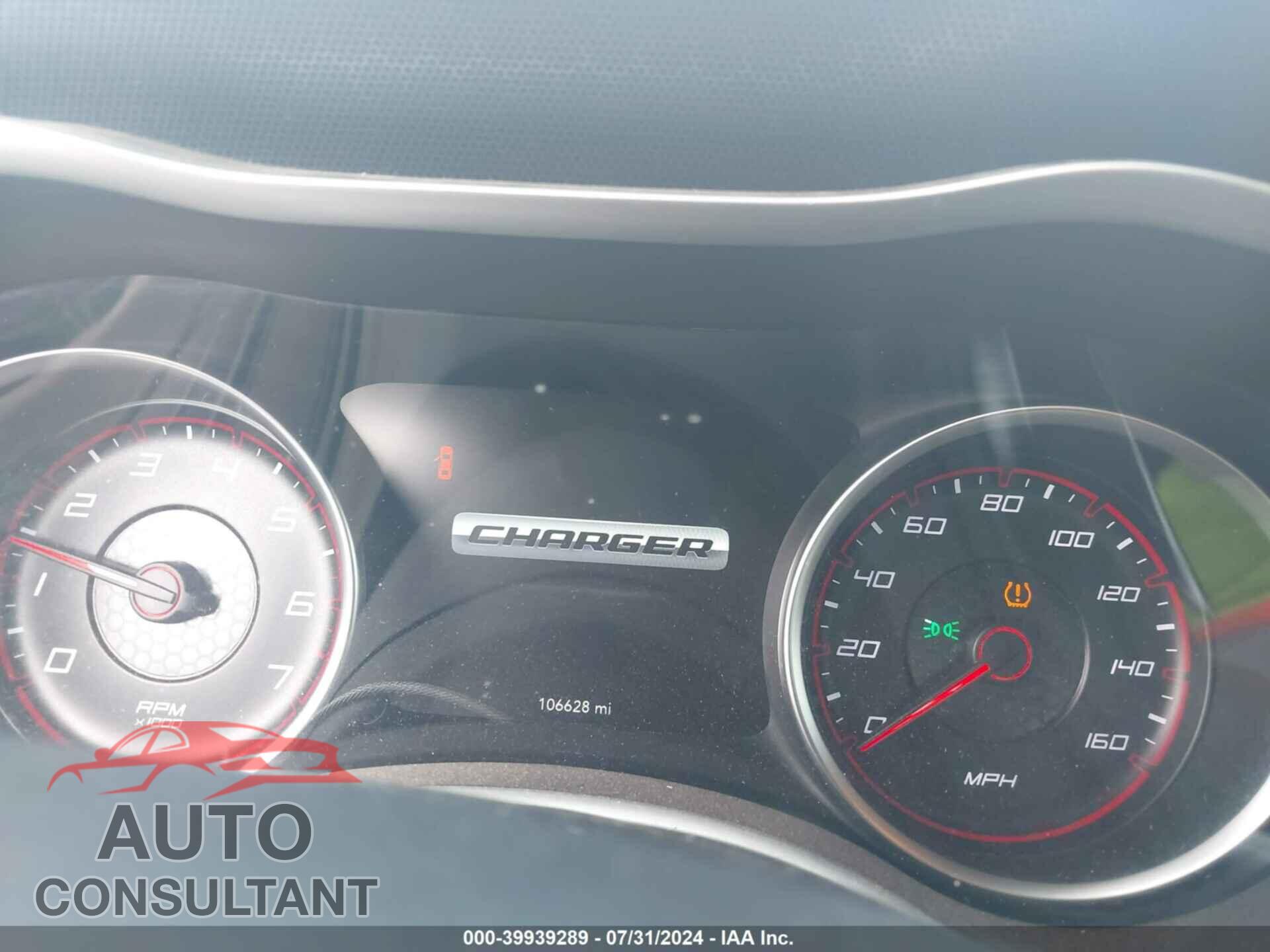DODGE CHARGER 2016 - 2C3CDXCT3GH139727