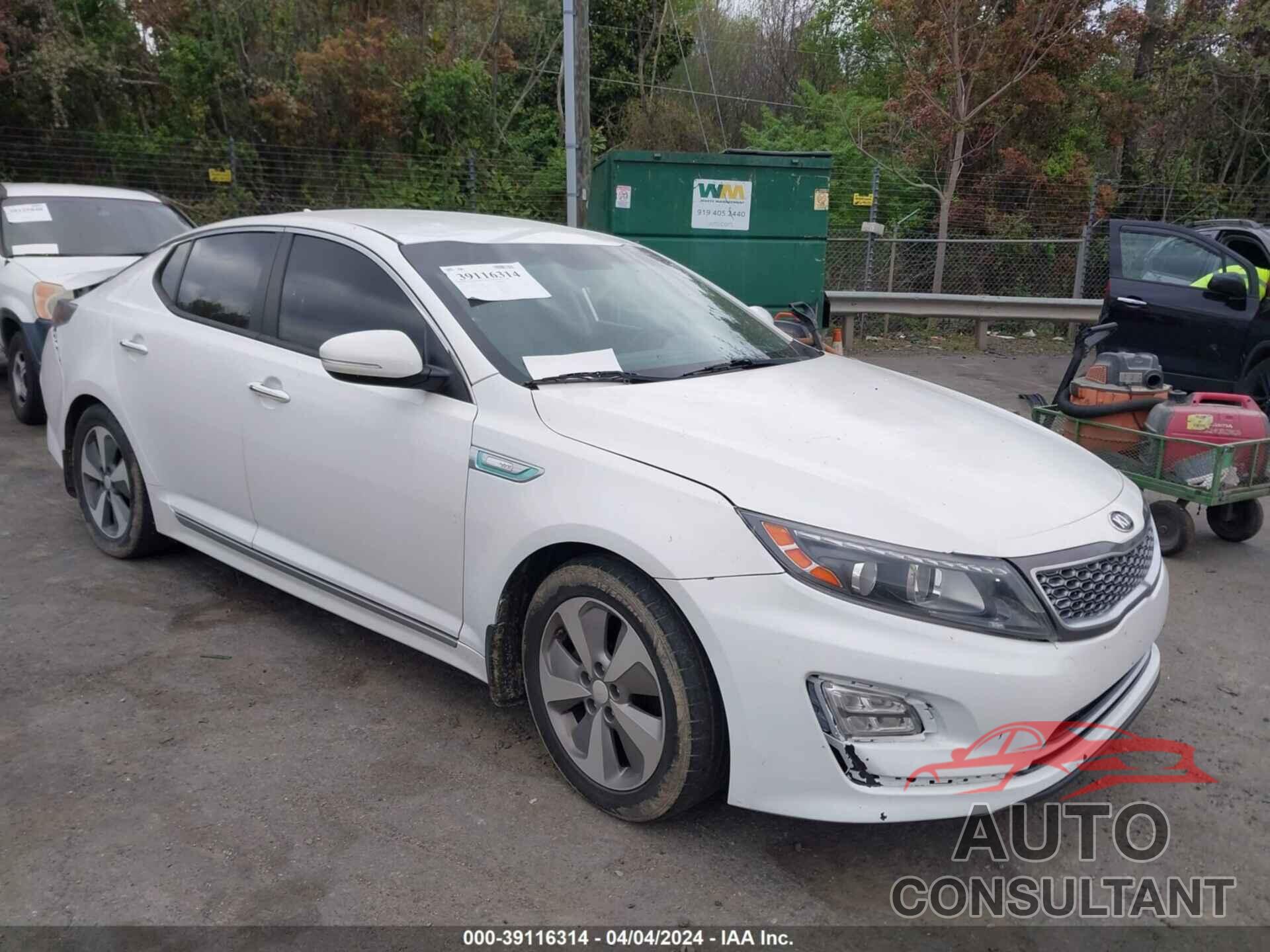 KIA OPTIMA 2016 - KNAGN4AD4G5092006