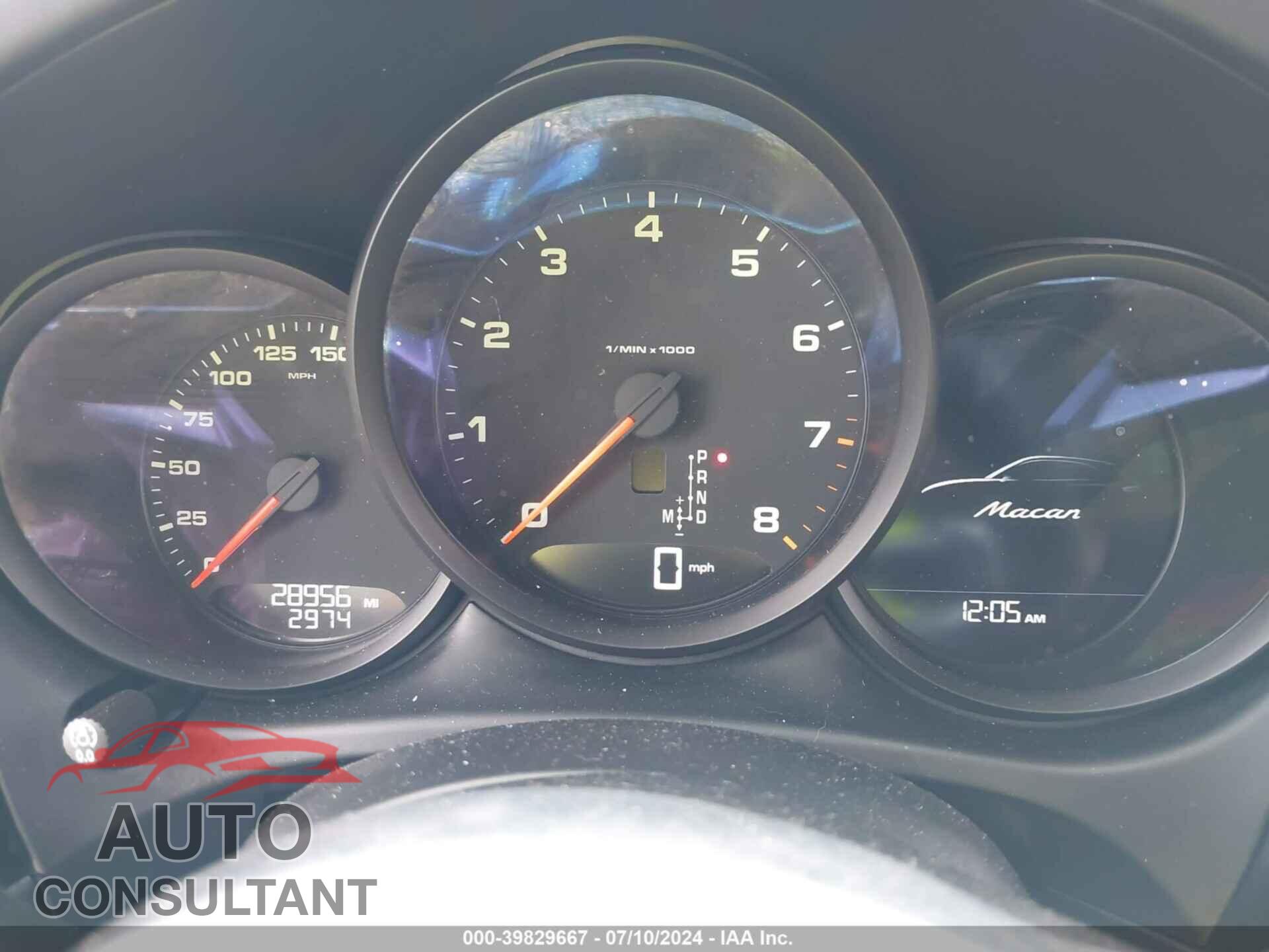 PORSCHE MACAN 2021 - WP1AA2A53MLB10468