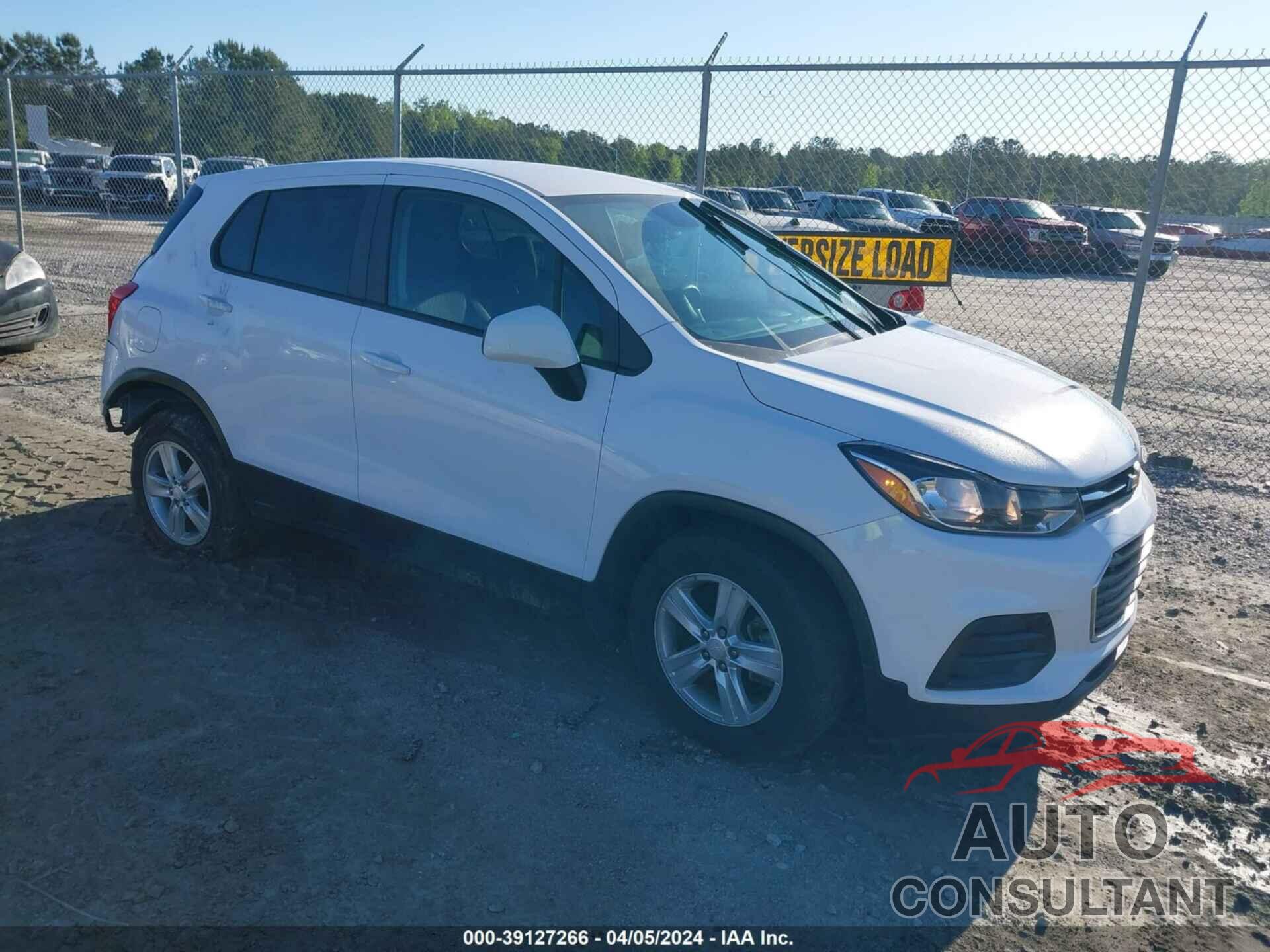 CHEVROLET TRAX 2020 - 3GNCJKSBXLL133917