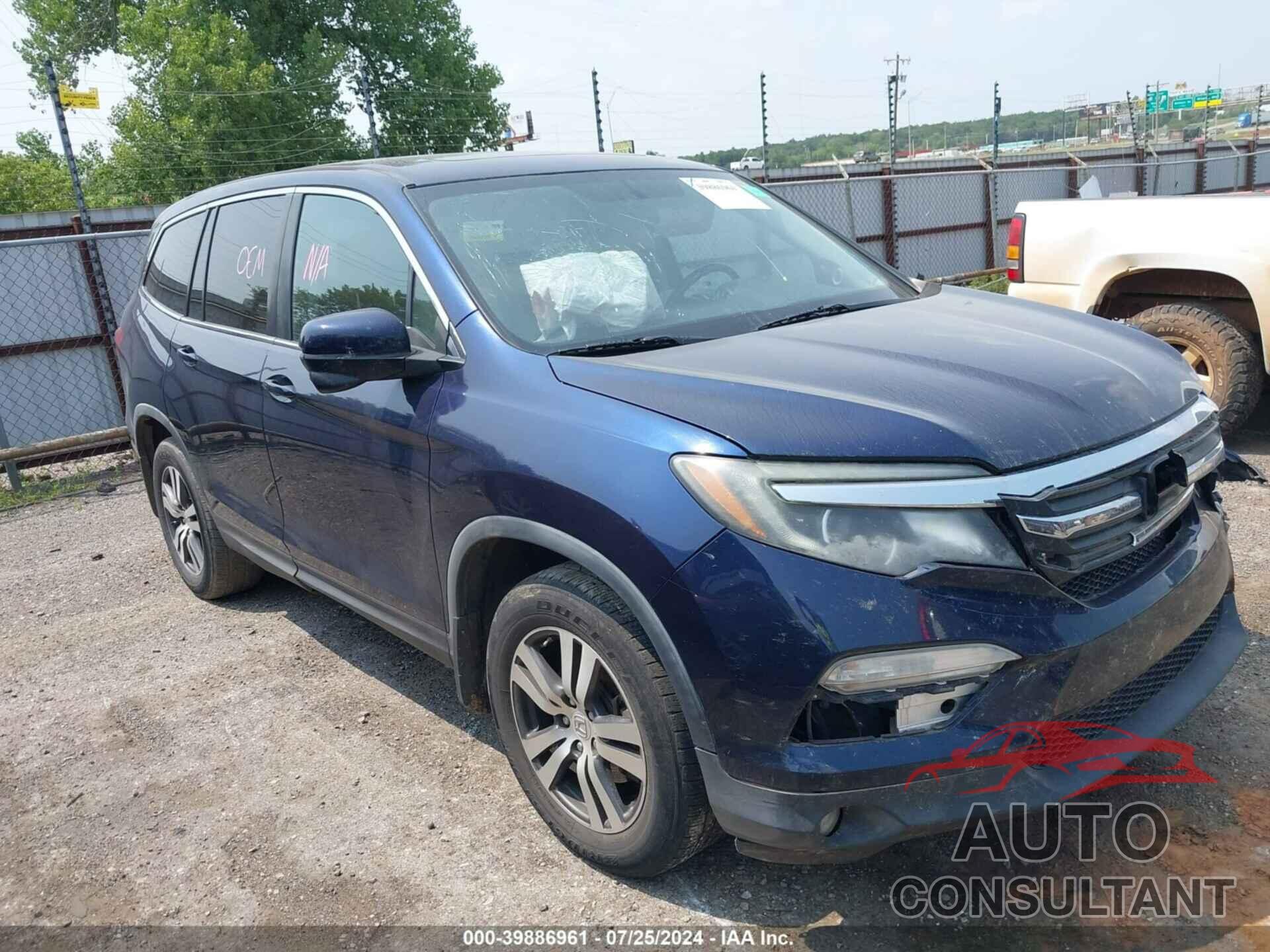 HONDA PILOT 2017 - 5FNYF5H52HB001730