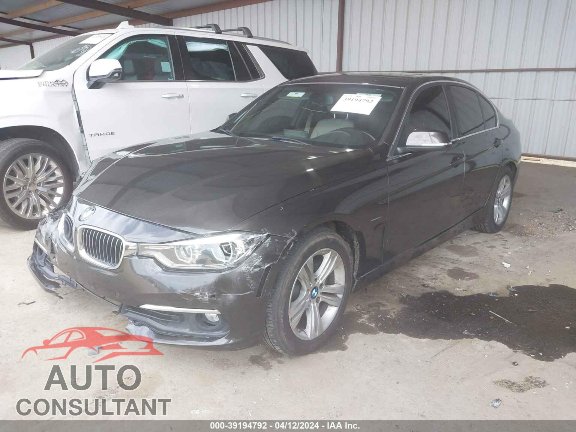 BMW 328I 2016 - WBA8E3G59GNU03685