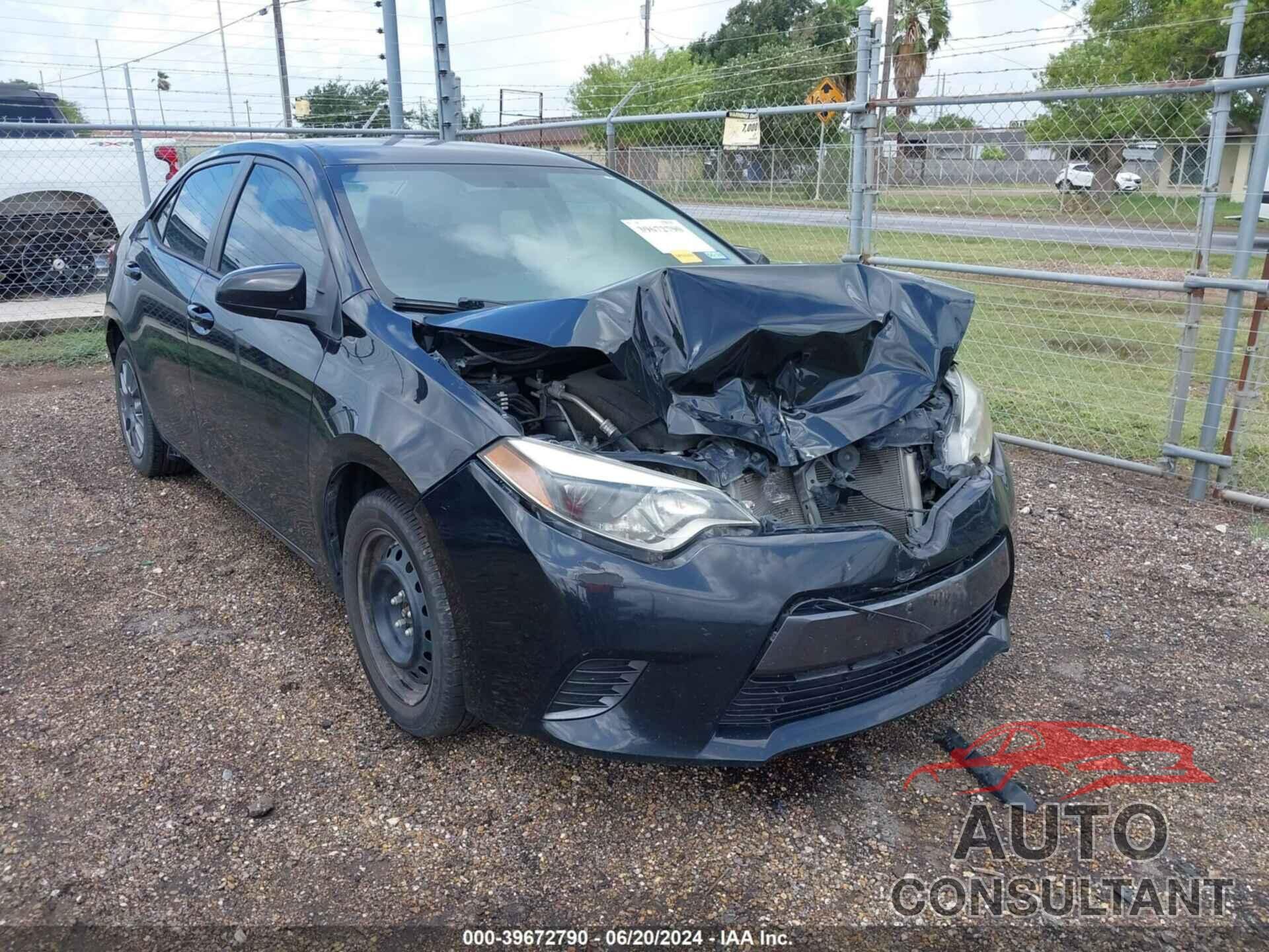 TOYOTA COROLLA 2016 - 5YFBURHE7GP471838