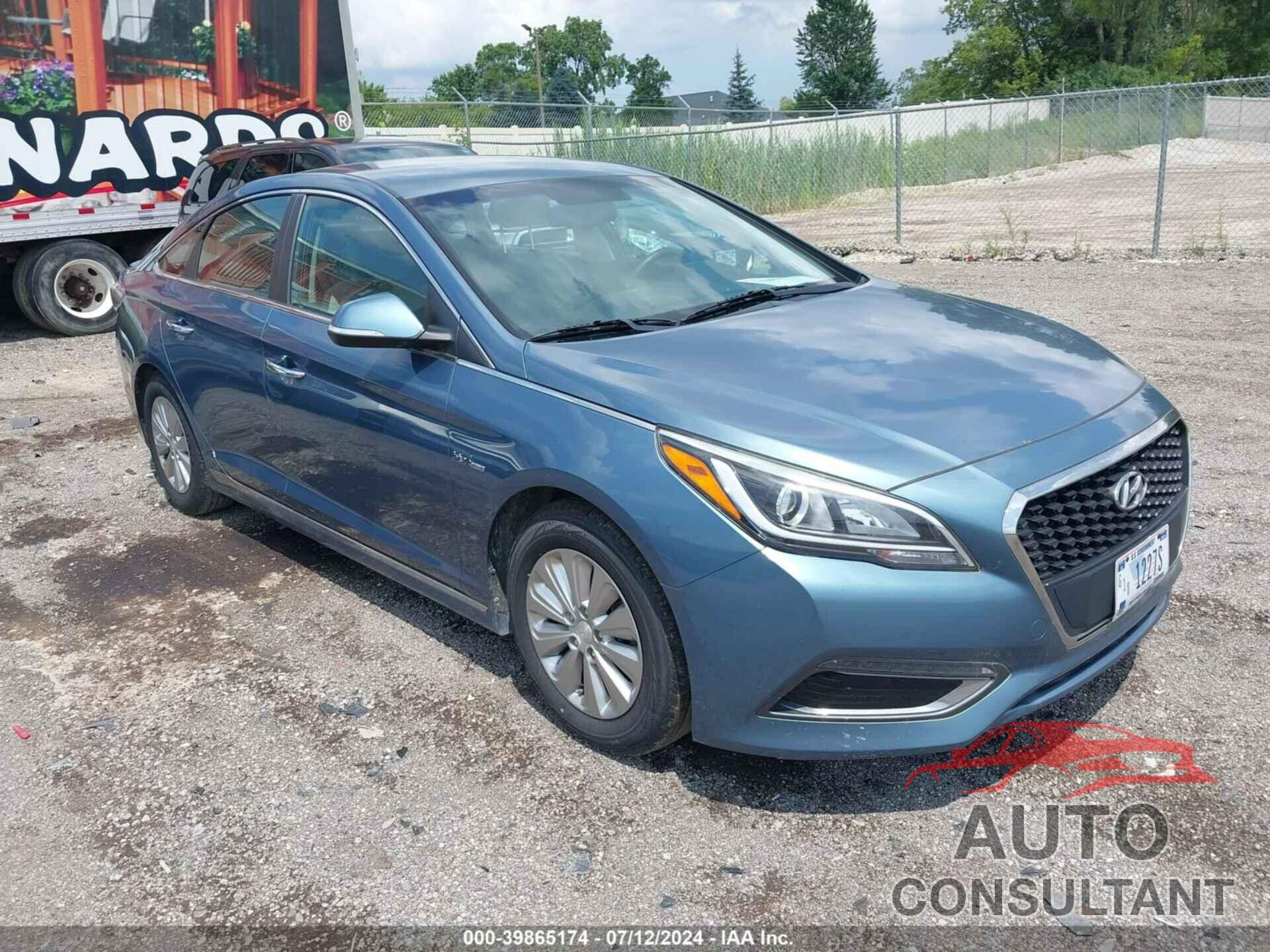 HYUNDAI SONATA HYBRID 2016 - KMHE24L11GA036002