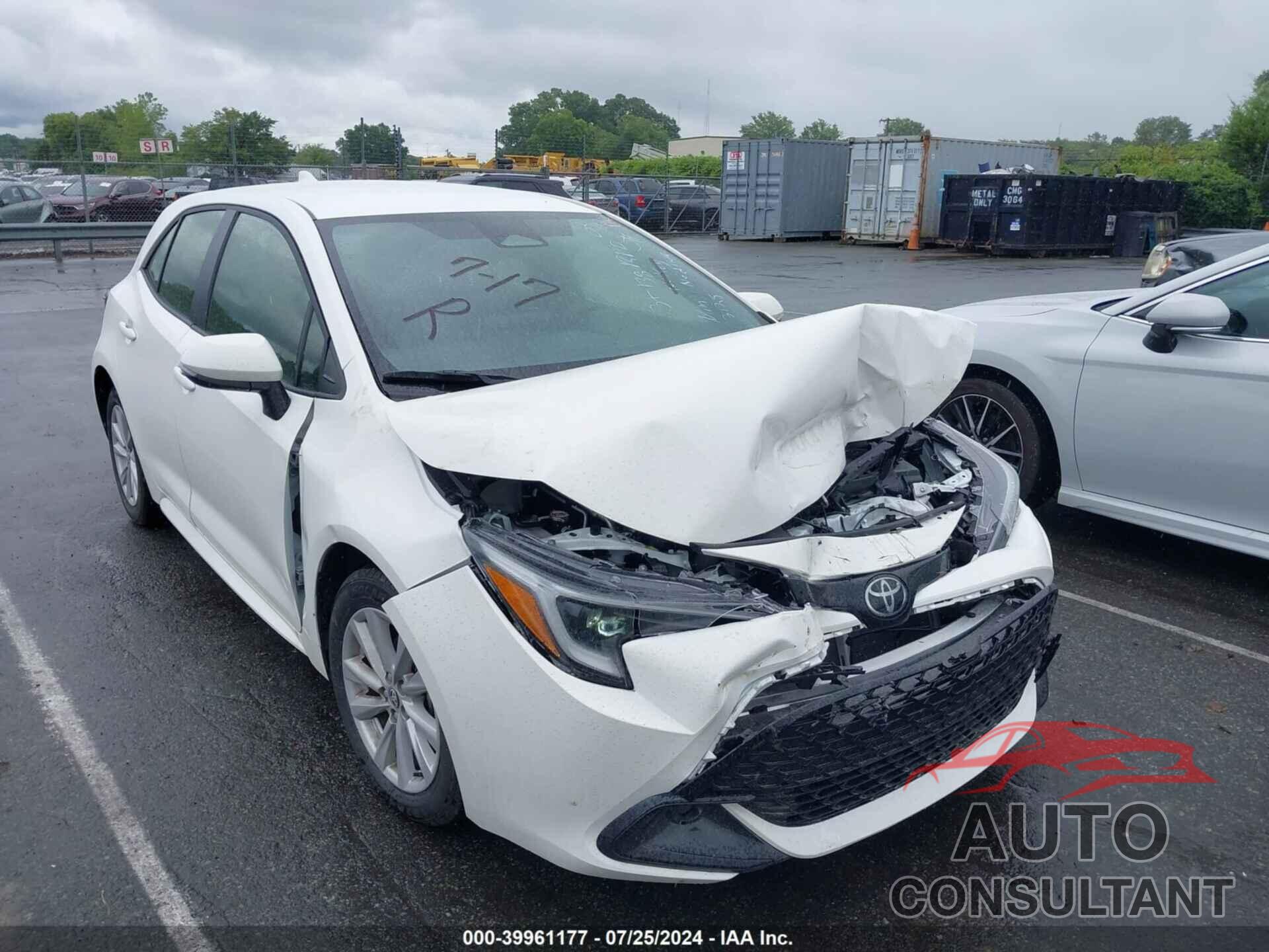 TOYOTA COROLLA 2023 - JTND4MBE6P3213125