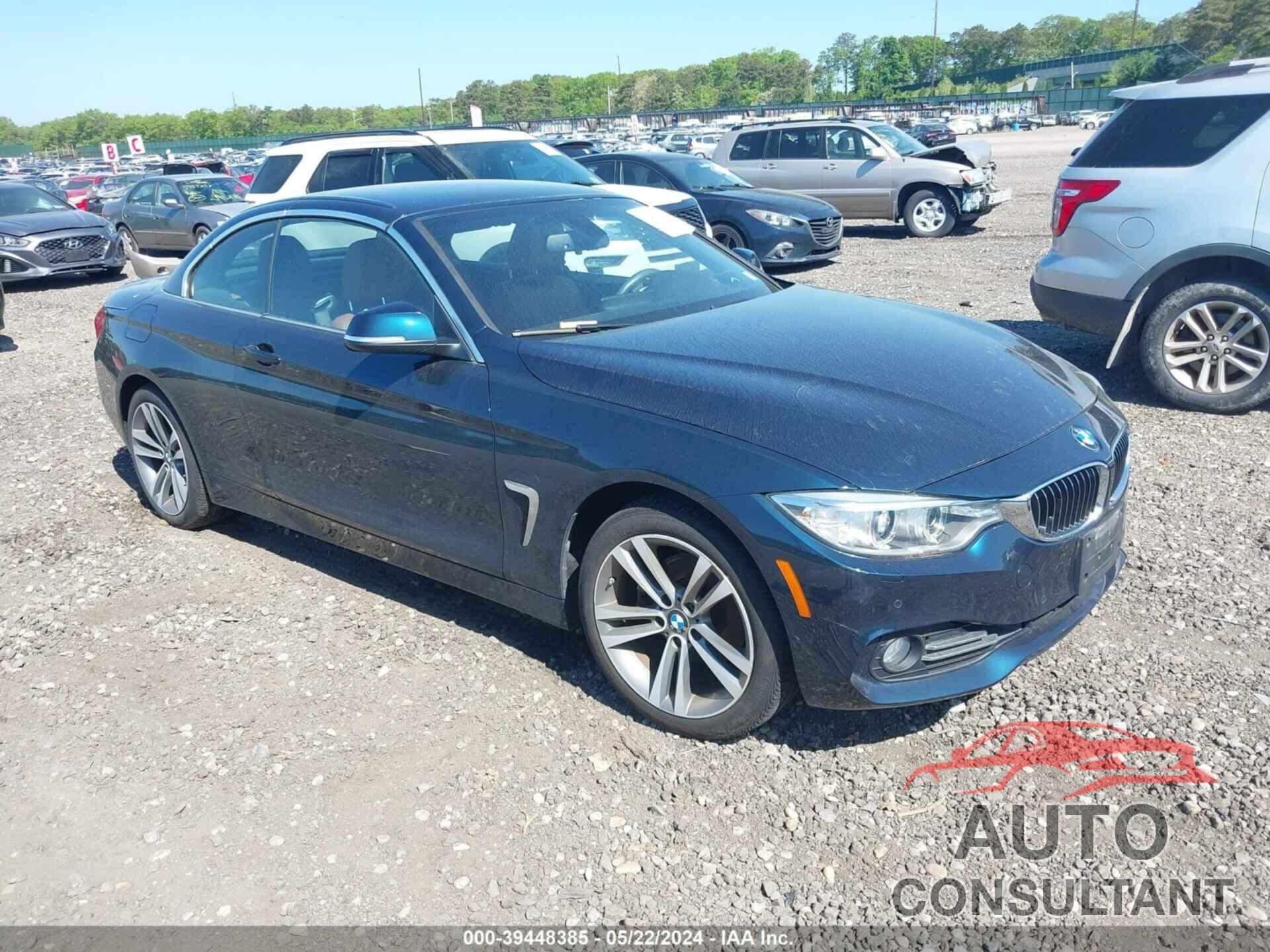 BMW 430I 2017 - WBA4U9C59H5D44197