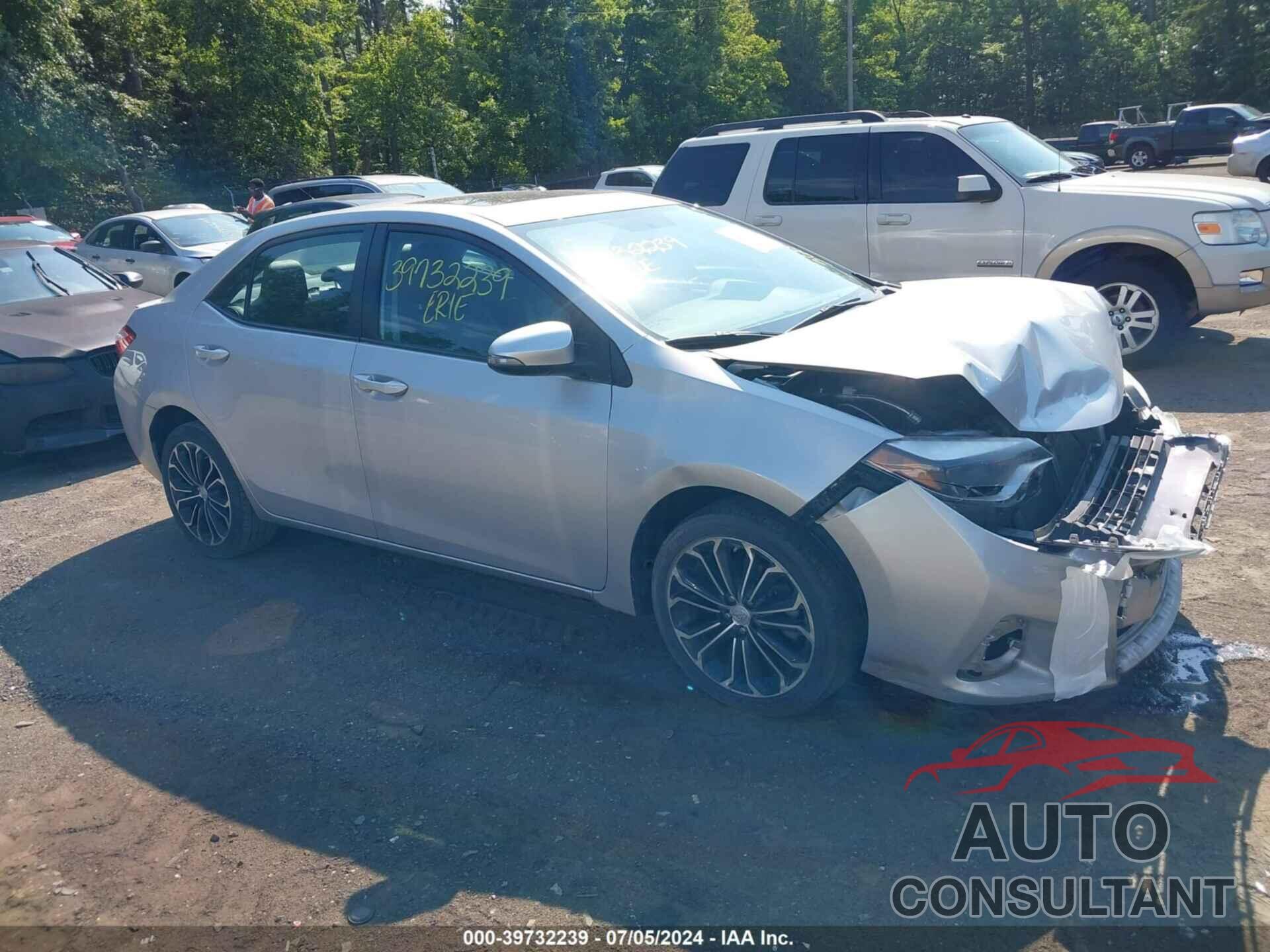TOYOTA COROLLA 2016 - 2T1BURHE4GC498172