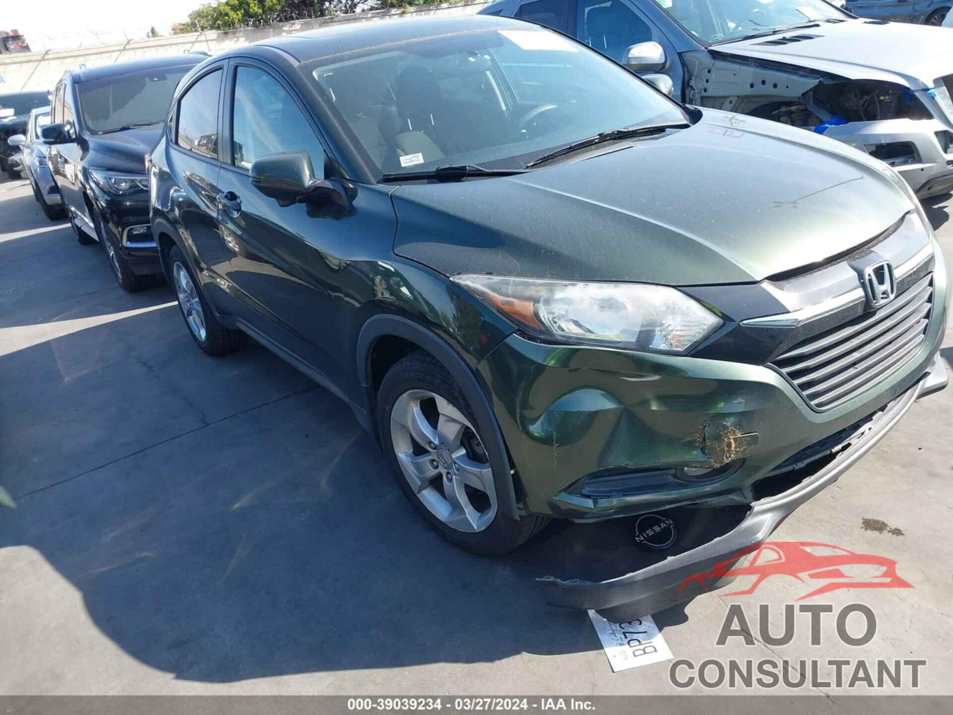 HONDA HR-V 2016 - 3CZRU6H53GM721509