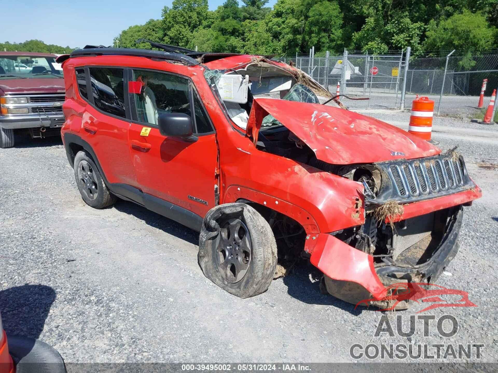 JEEP RENEGADE 2017 - ZACCJBABXHPG07387