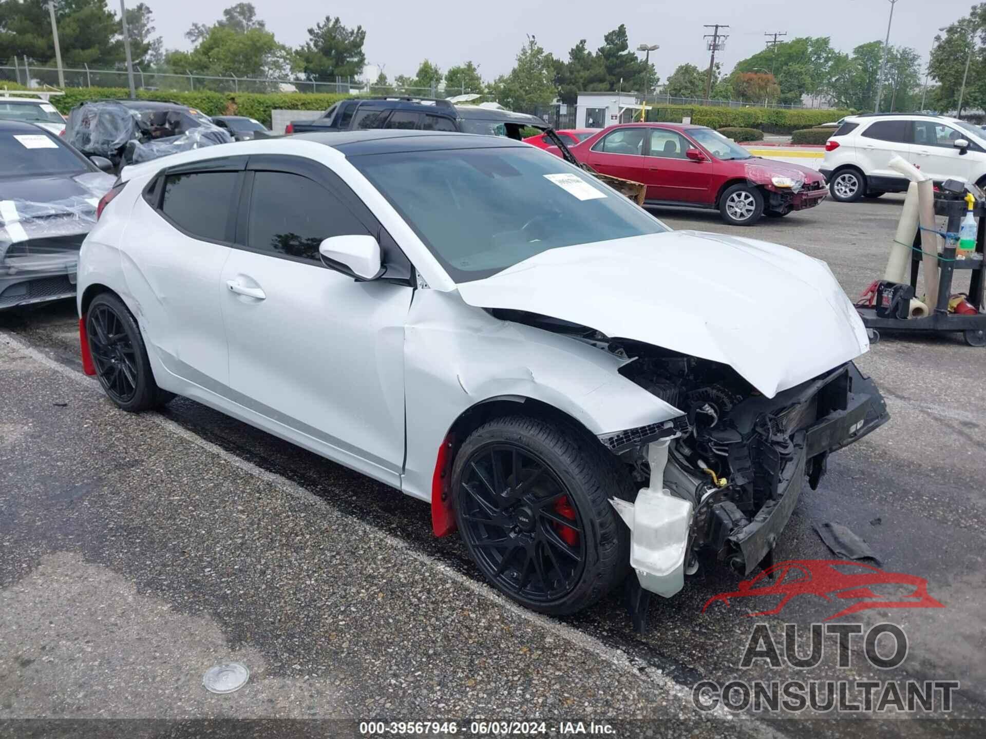 HYUNDAI VELOSTER 2019 - KMHTG6AF3KU015095