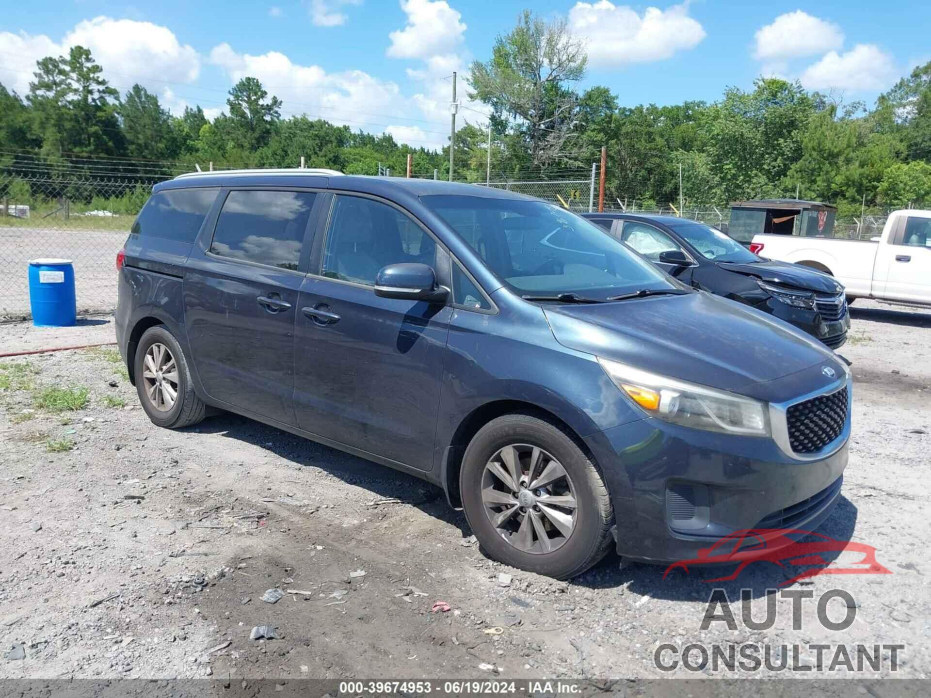 KIA SEDONA 2016 - KNDMB5C19G6106368