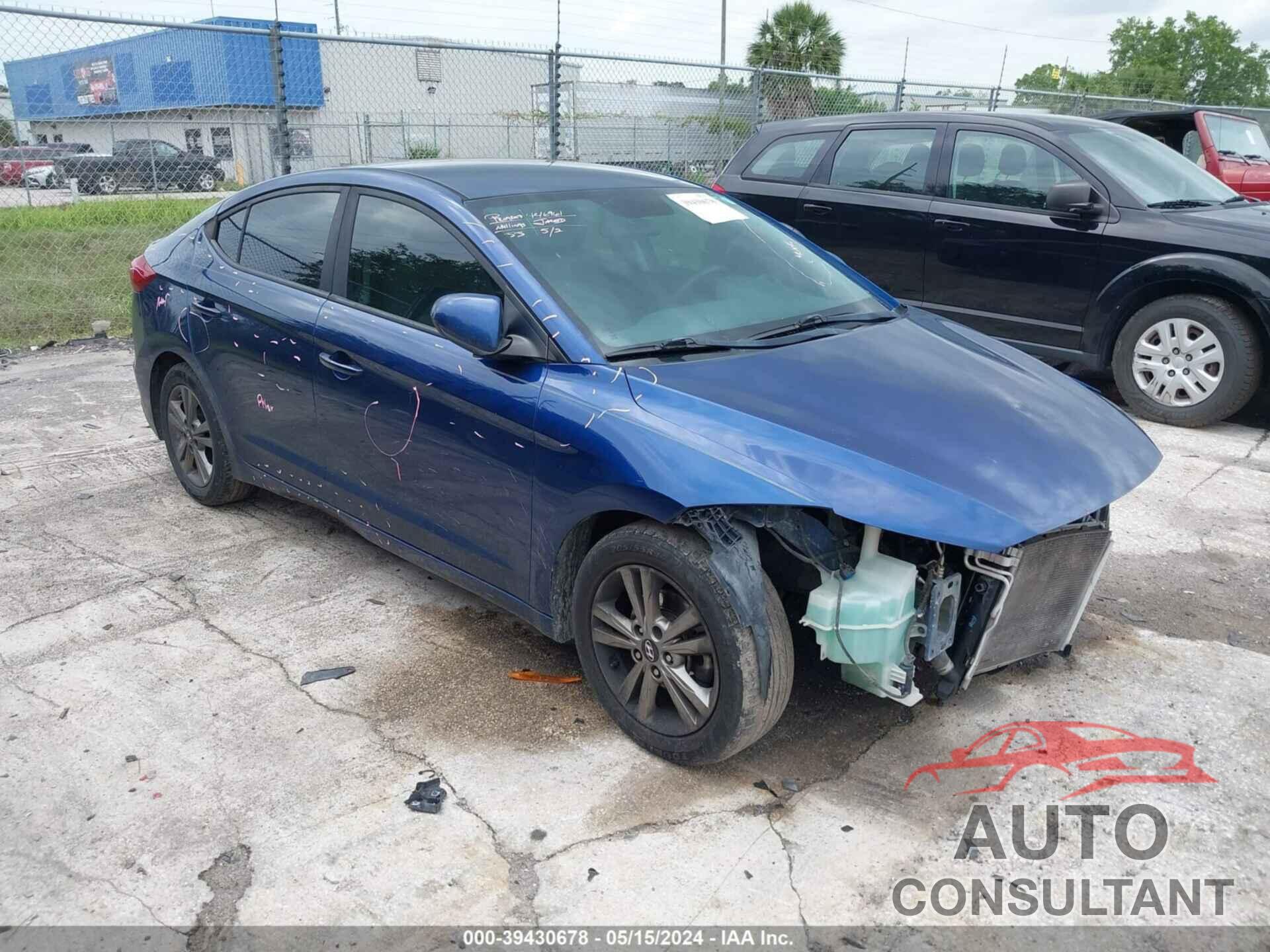 HYUNDAI ELANTRA 2017 - 5NPD84LF8HH055425