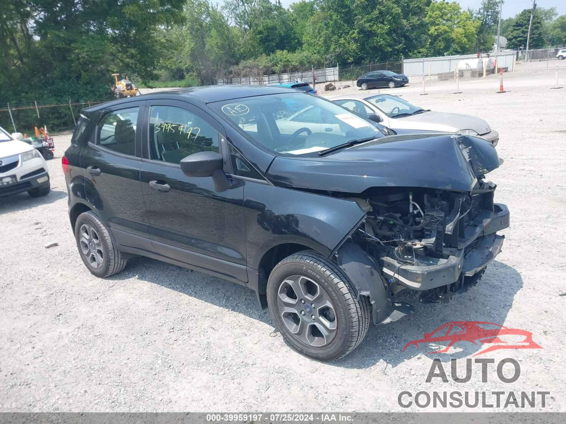 FORD ECOSPORT 2018 - MAJ6P1SL5JC223708