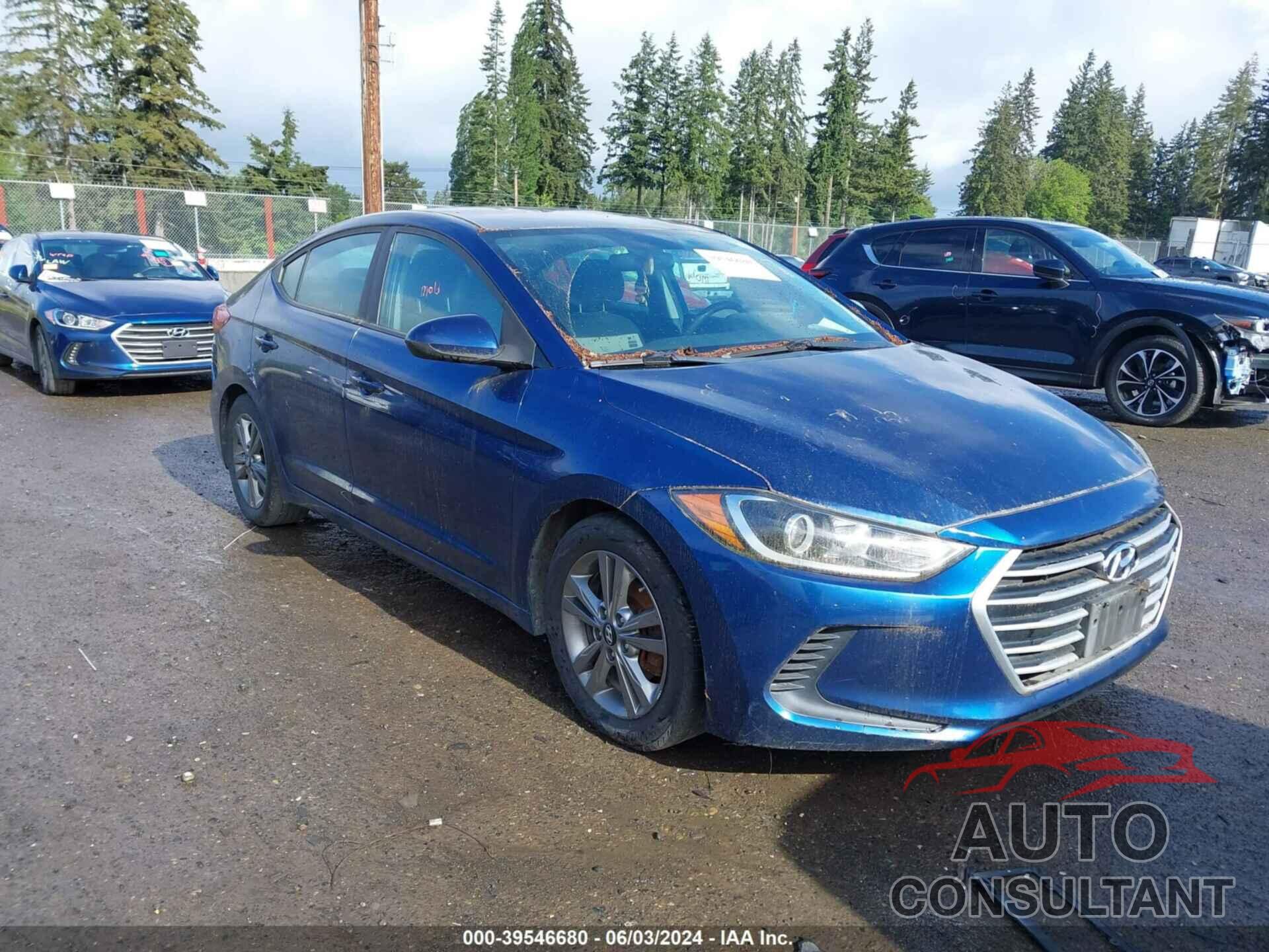 HYUNDAI ELANTRA 2017 - 5NPD84LF9HH173645