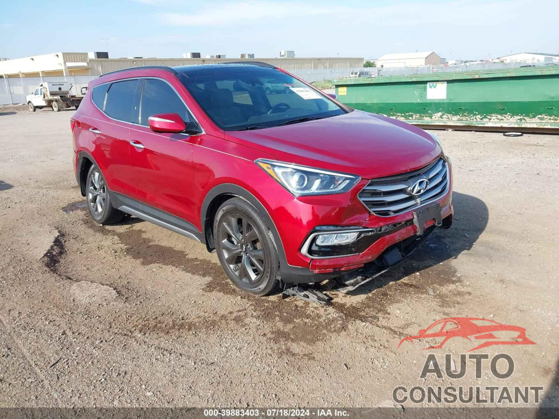 HYUNDAI SANTA FE SPORT 2017 - 5XYZWDLA4HG500962