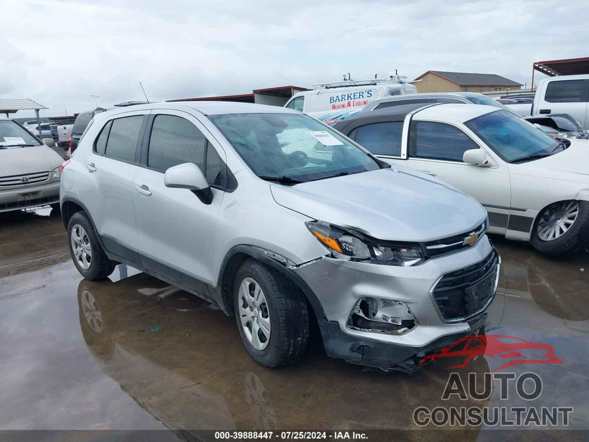 CHEVROLET TRAX 2019 - 3GNCJKSB8KL162041