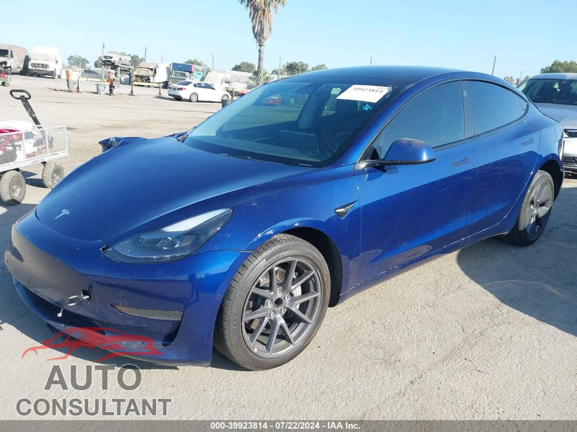 TESLA MODEL 3 2022 - 5YJ3E1EA0NF338643